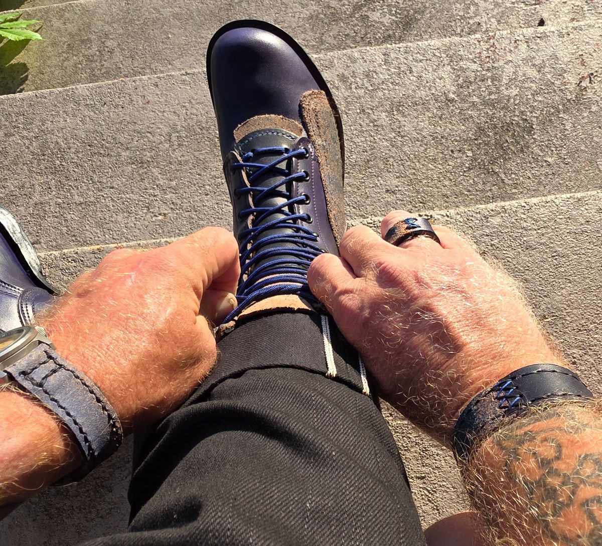 Photo by Pale_Highl1ight on October 1, 2025 of the Nicks MTO in Nicks/ Wickett And Craig Double Stuffed Cobalt.