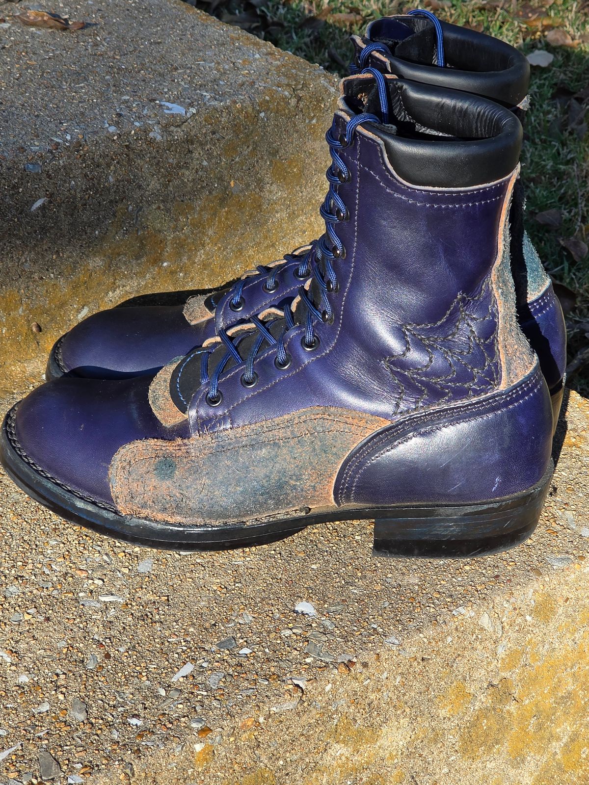 Photo by Pale_Highl1ight on November 2, 2025 of the Nicks MTO in Nicks/ Wickett And Craig Double Stuffed Cobalt.