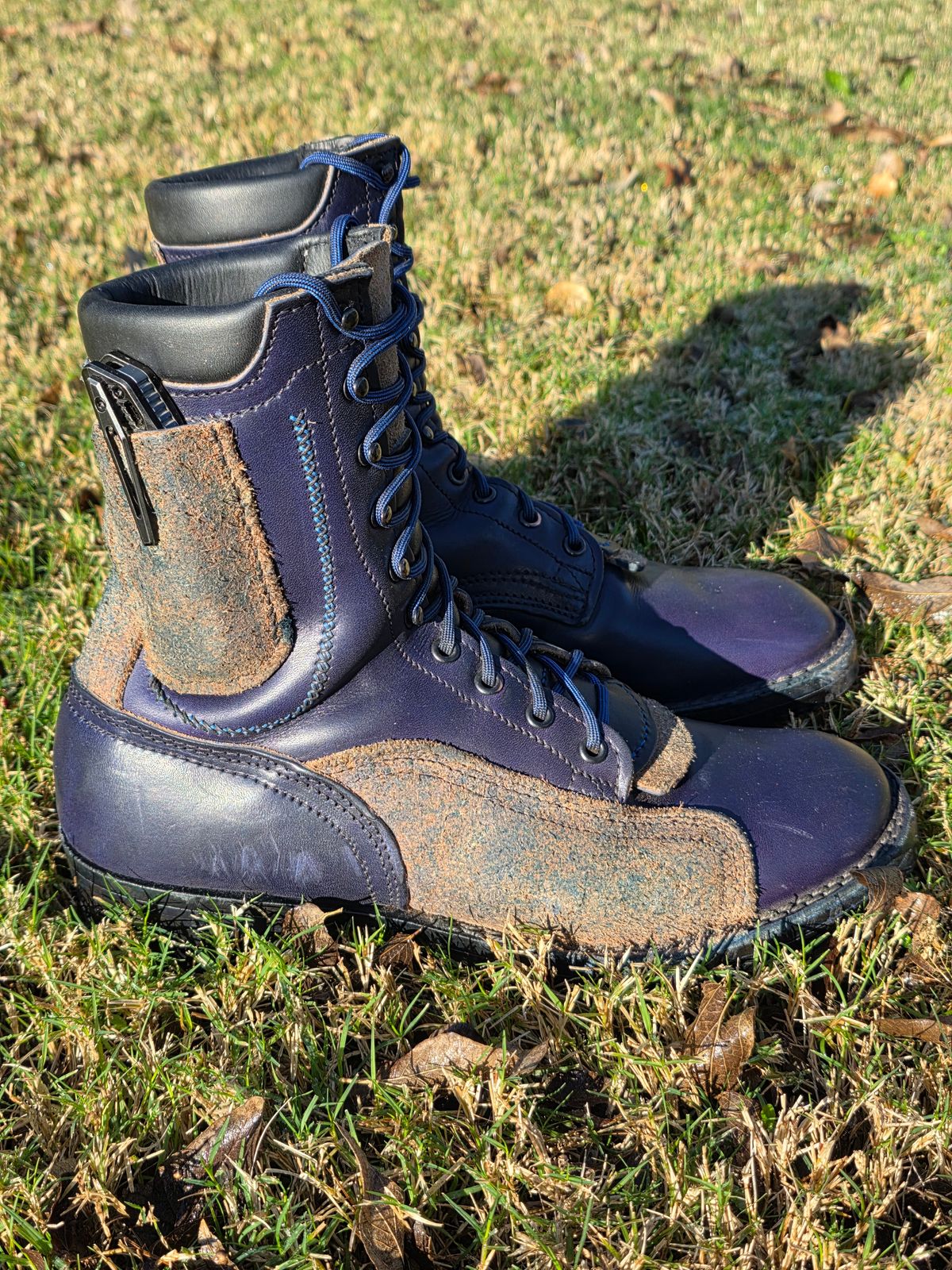 Photo by Pale_Highl1ight on December 2, 2025 of the Nicks MTO in Nicks/ Wickett And Craig Double Stuffed Cobalt.