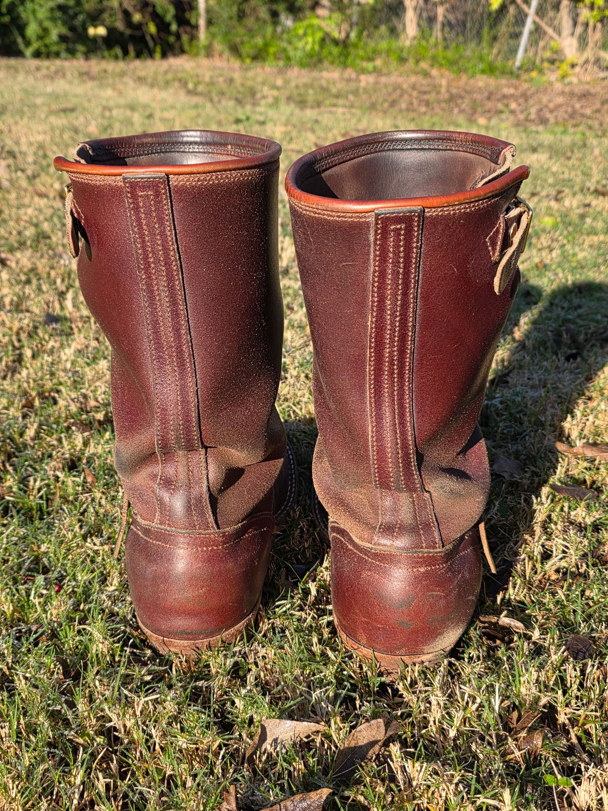 Photo by Pale_Highl1ight on December 2, 2025 of the Nicks StationMaster in Horween Tan Waxed Flesh.
