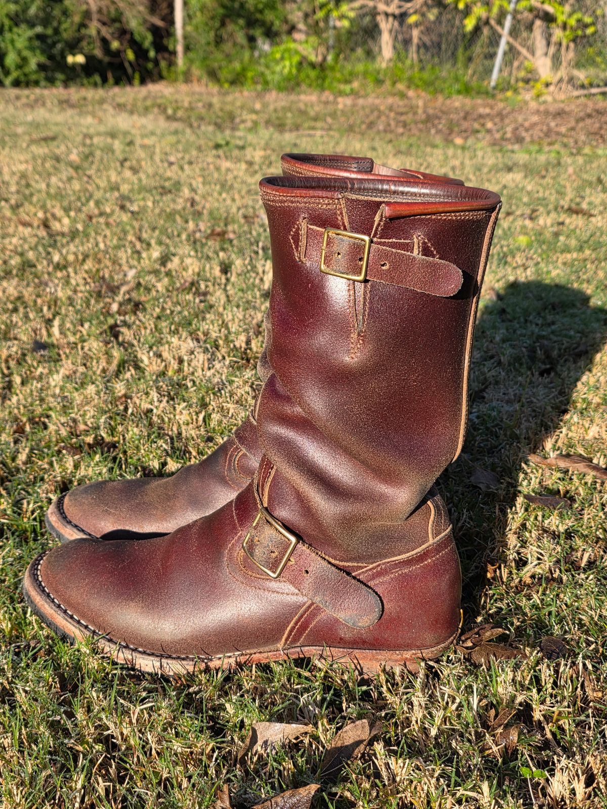 Photo by Pale_Highl1ight on December 2, 2025 of the Nicks StationMaster in Horween Tan Waxed Flesh.