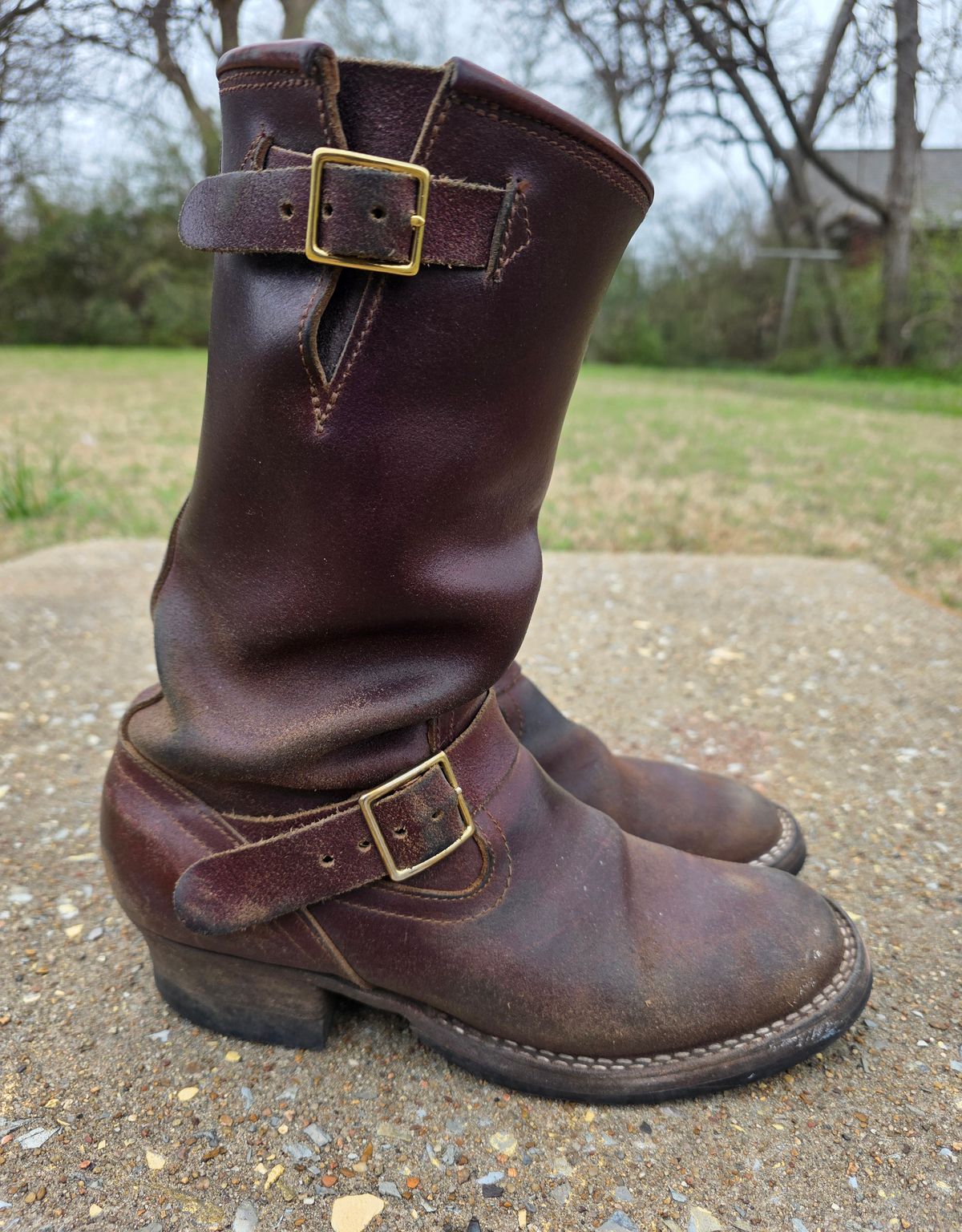 Photo by Pale_Highl1ight on March 2, 2026 of the Nicks StationMaster in Horween Tan Waxed Flesh.