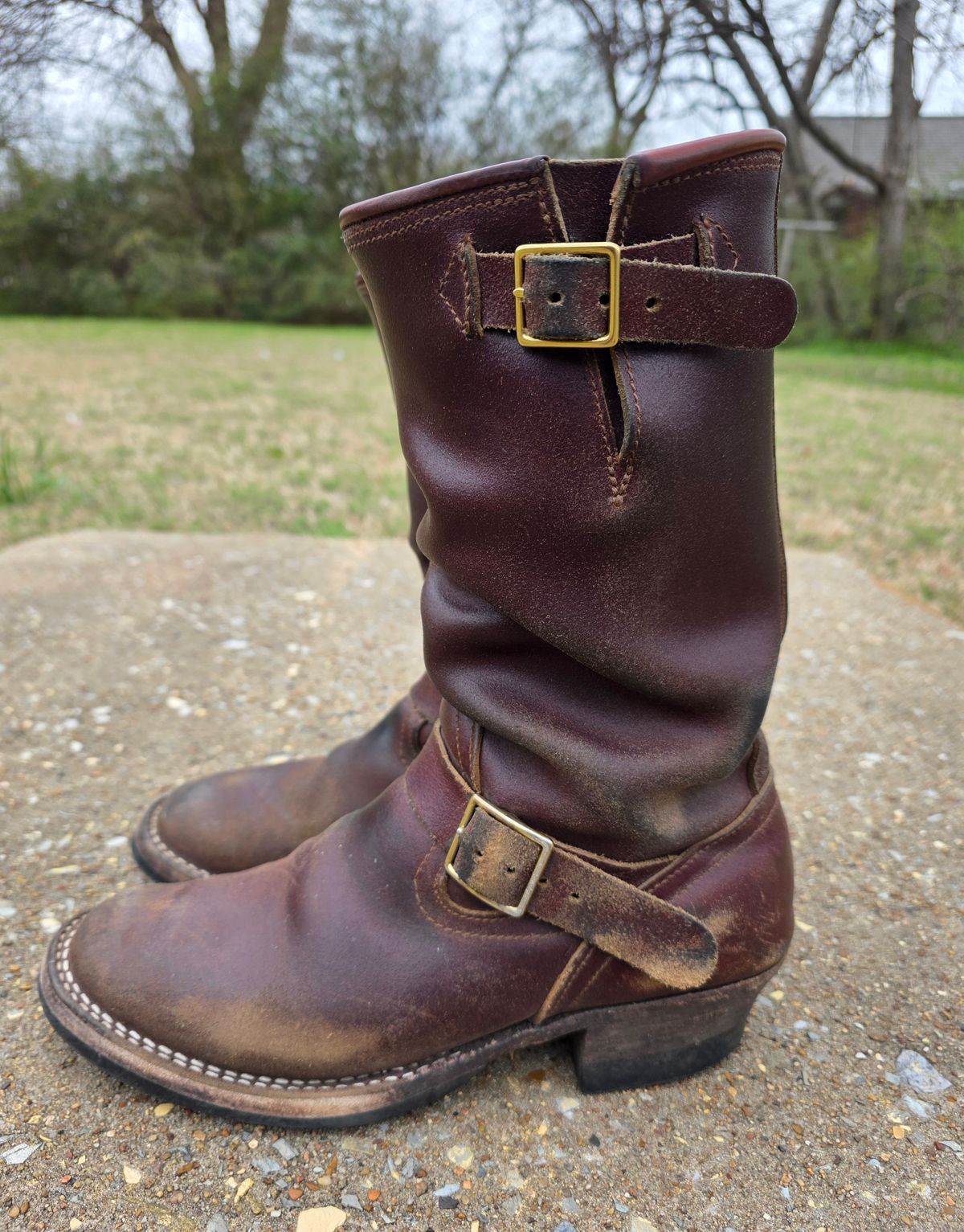 Photo by Pale_Highl1ight on March 2, 2026 of the Nicks StationMaster in Horween Tan Waxed Flesh.