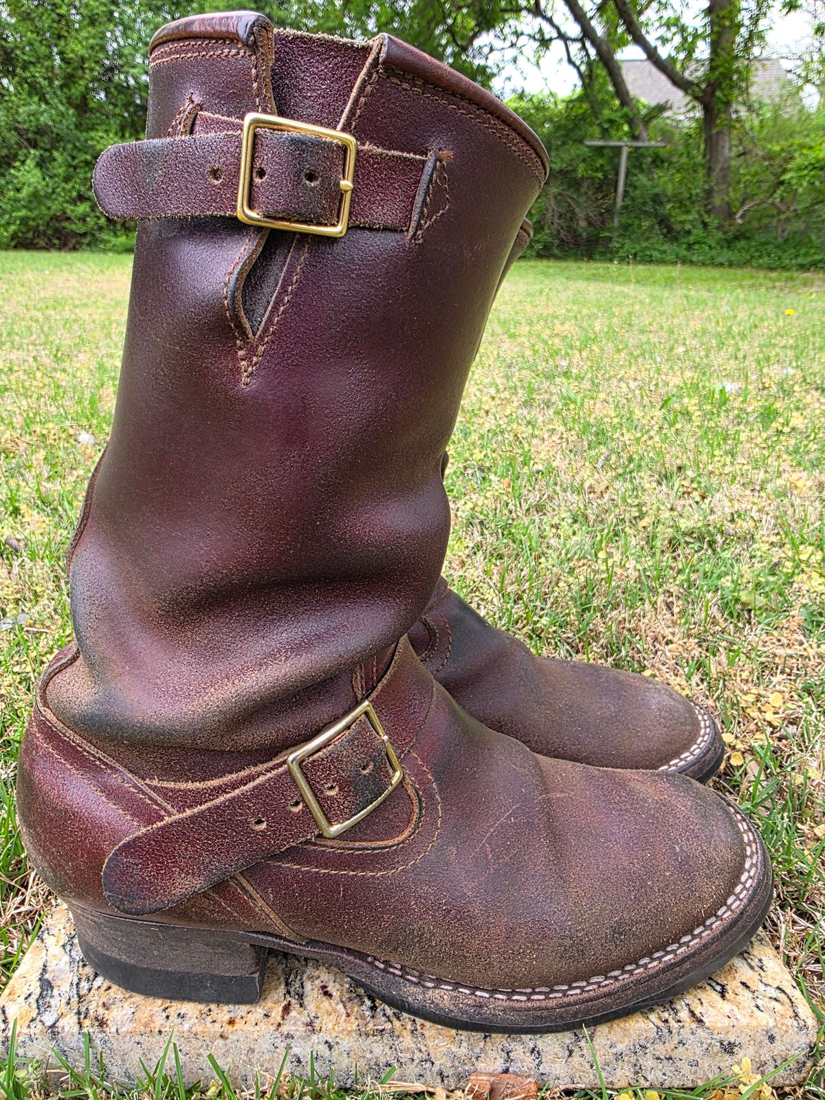 Photo by Pale_Highl1ight on April 1, 2026 of the Nicks StationMaster in Horween Tan Waxed Flesh.