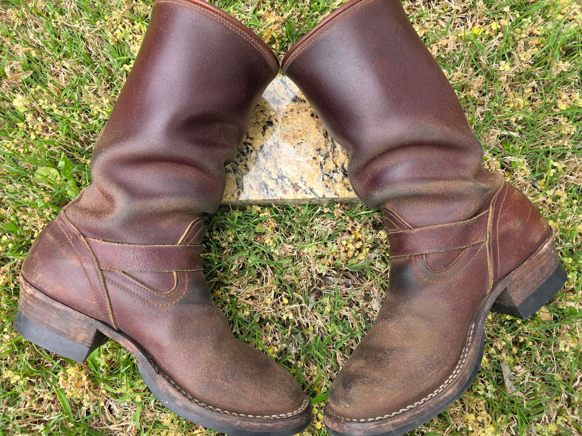 Photo by Pale_Highl1ight on April 1, 2026 of the Nicks StationMaster in Horween Tan Waxed Flesh.