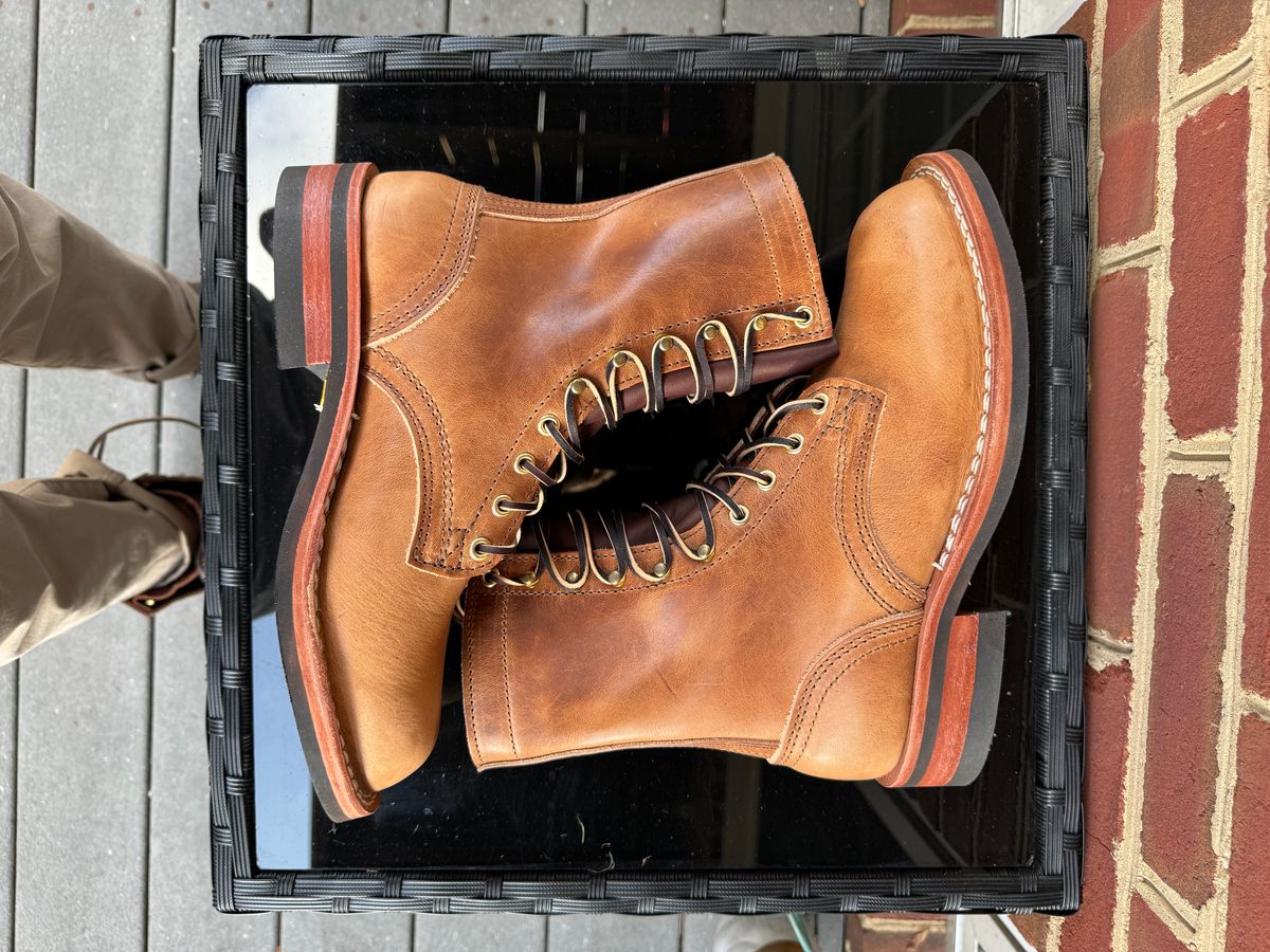 Photo by amcape on October 5, 2023 of the Nicks Officer in Horween Natural Dublin.