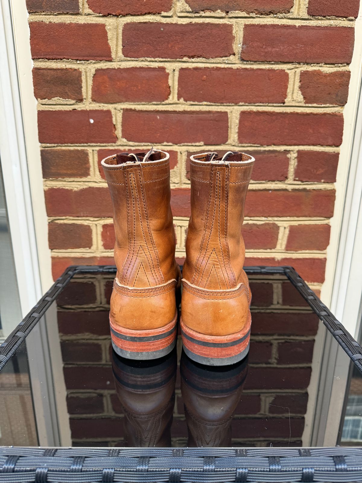 Photo by amcape on November 1, 2023 of the Nicks Officer in Horween Natural Dublin.