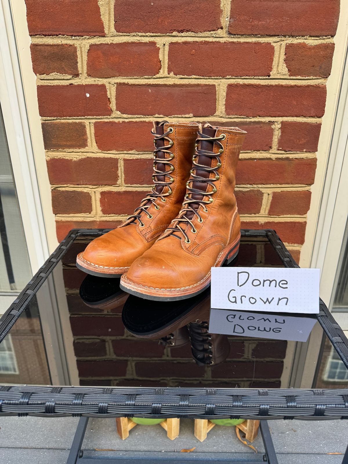 Photo by amcape on November 1, 2023 of the Nicks Officer in Horween Natural Dublin.