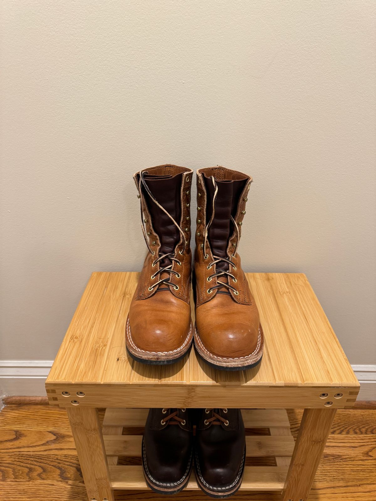 Photo by amcape on December 5, 2023 of the Nicks Officer in Horween Natural Dublin.