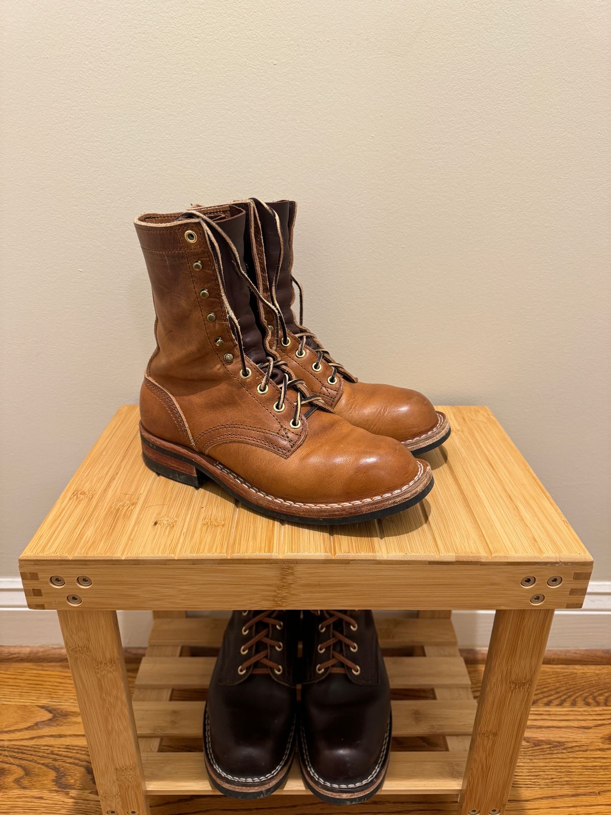 Photo by amcape on December 5, 2023 of the Nicks Officer in Horween Natural Dublin.