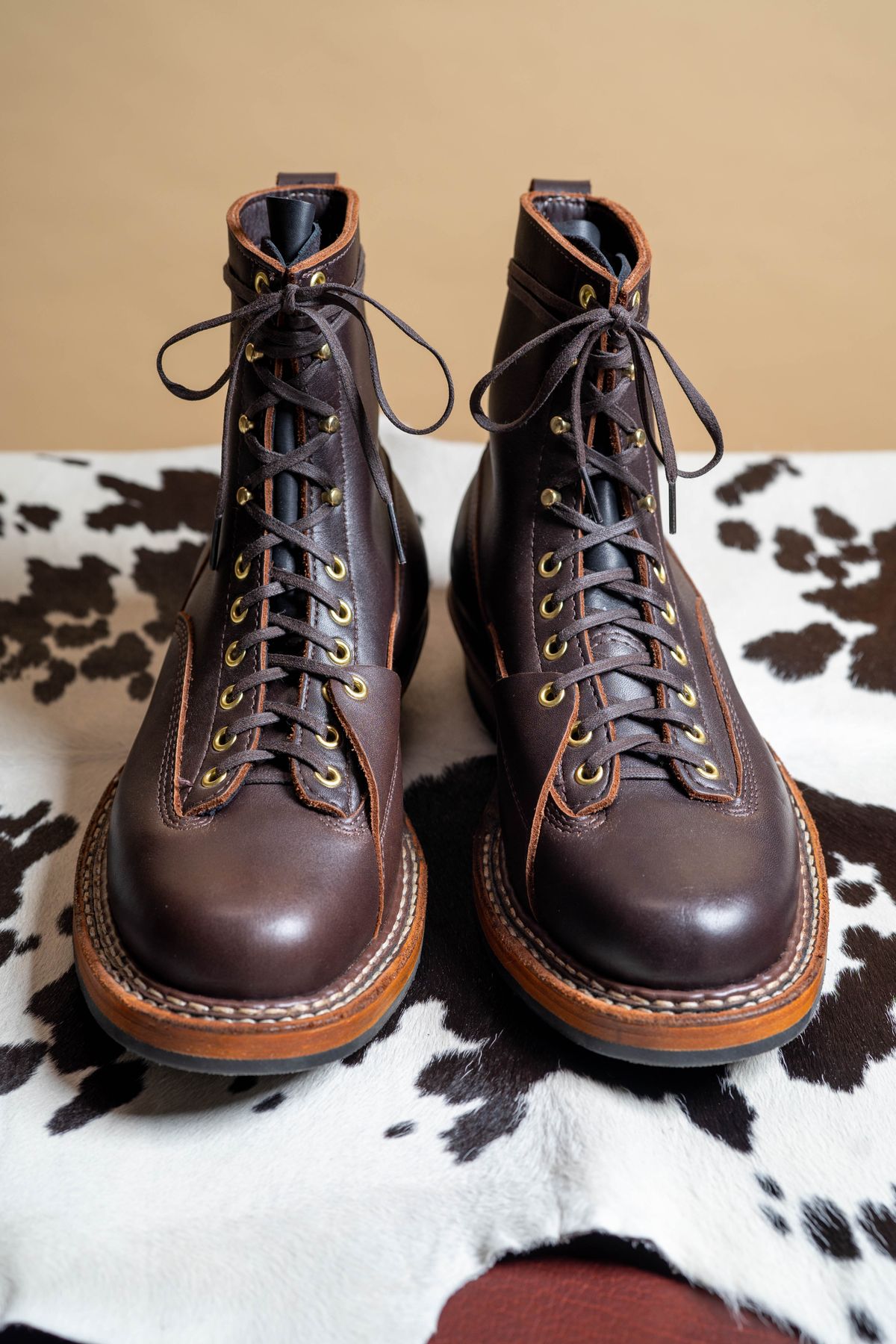 Photo by dirtbag_aesthete on October 1, 2023 of the White's x Stitchdown Wallace LTT Boot in Seidel Brown Dress.