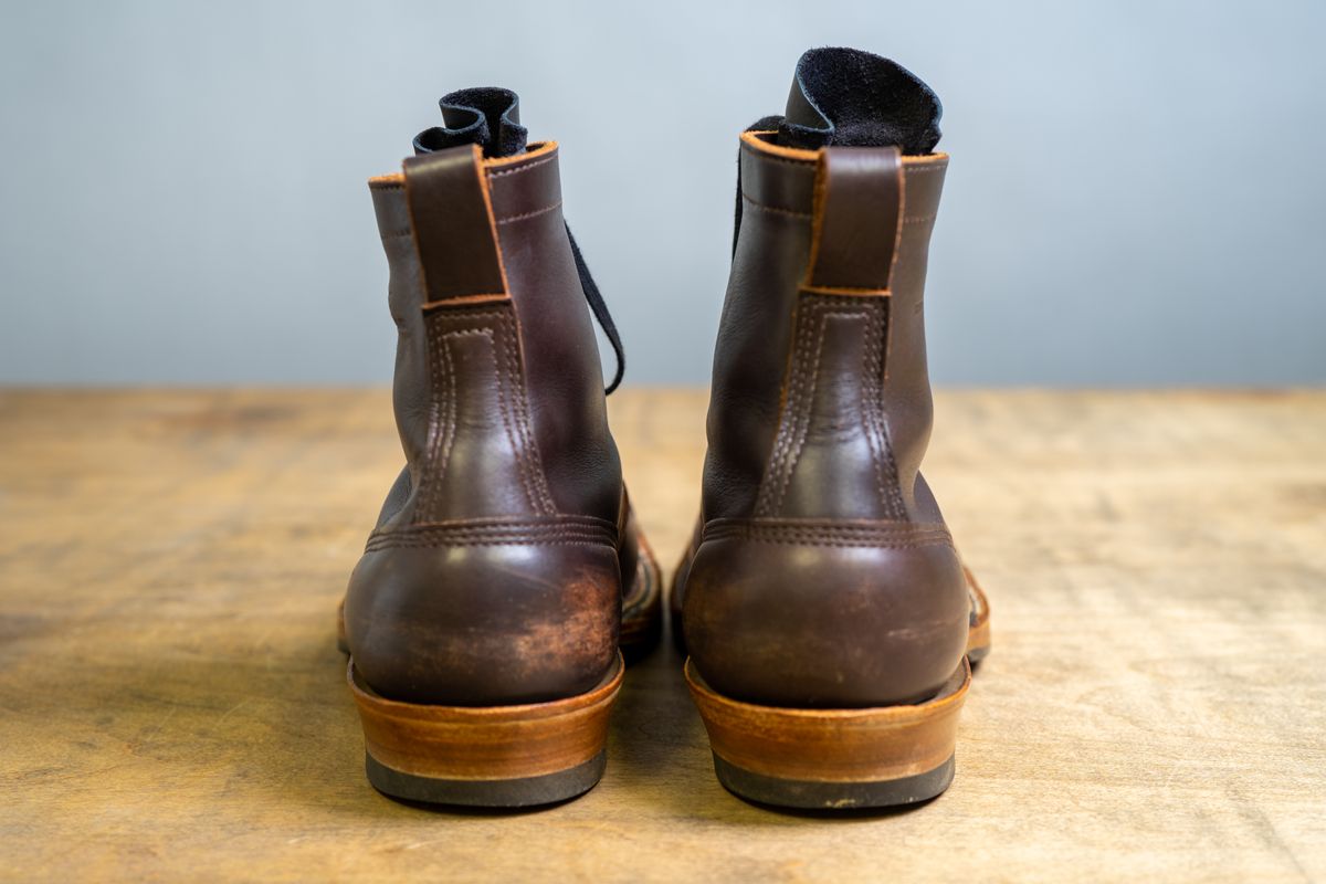 Photo by dirtbag_aesthete on January 5, 2024 of the White's x Stitchdown Wallace LTT Boot in Seidel Brown Dress.