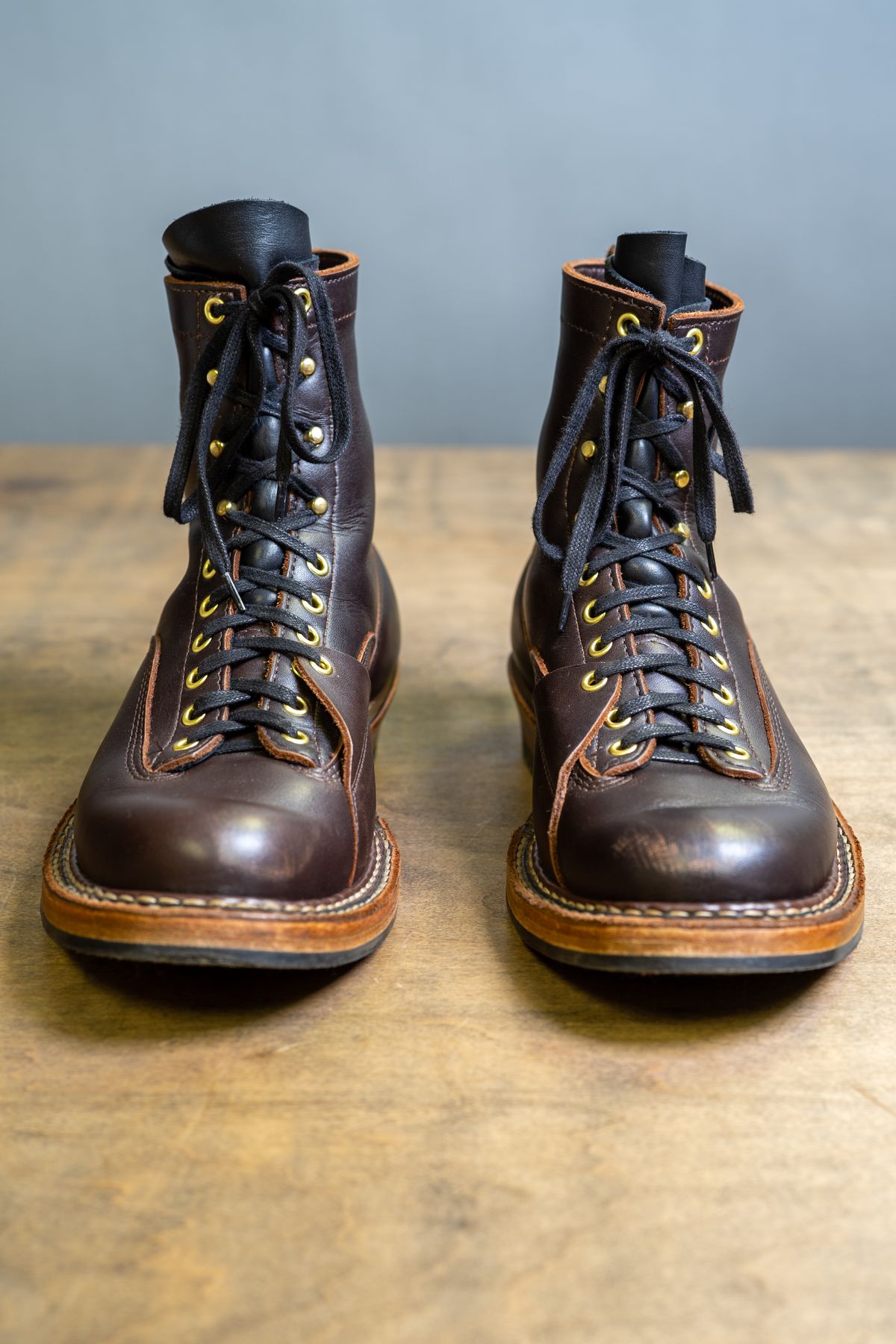 Photo by dirtbag_aesthete on January 5, 2024 of the White's x Stitchdown Wallace LTT Boot in Seidel Brown Dress.