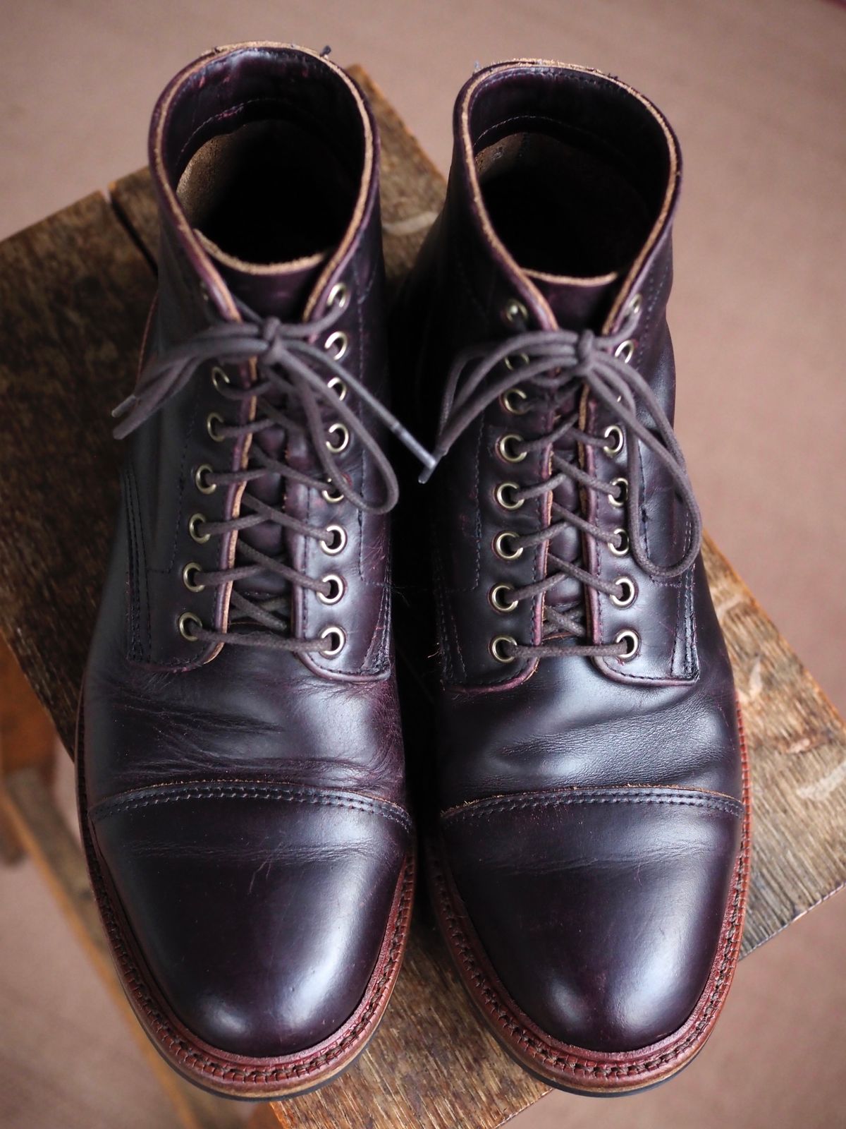 Photo by pmarlinm on January 1, 2023 of the Parkhurst The Richmond in Seidel Dark Burgundy Double Shot.