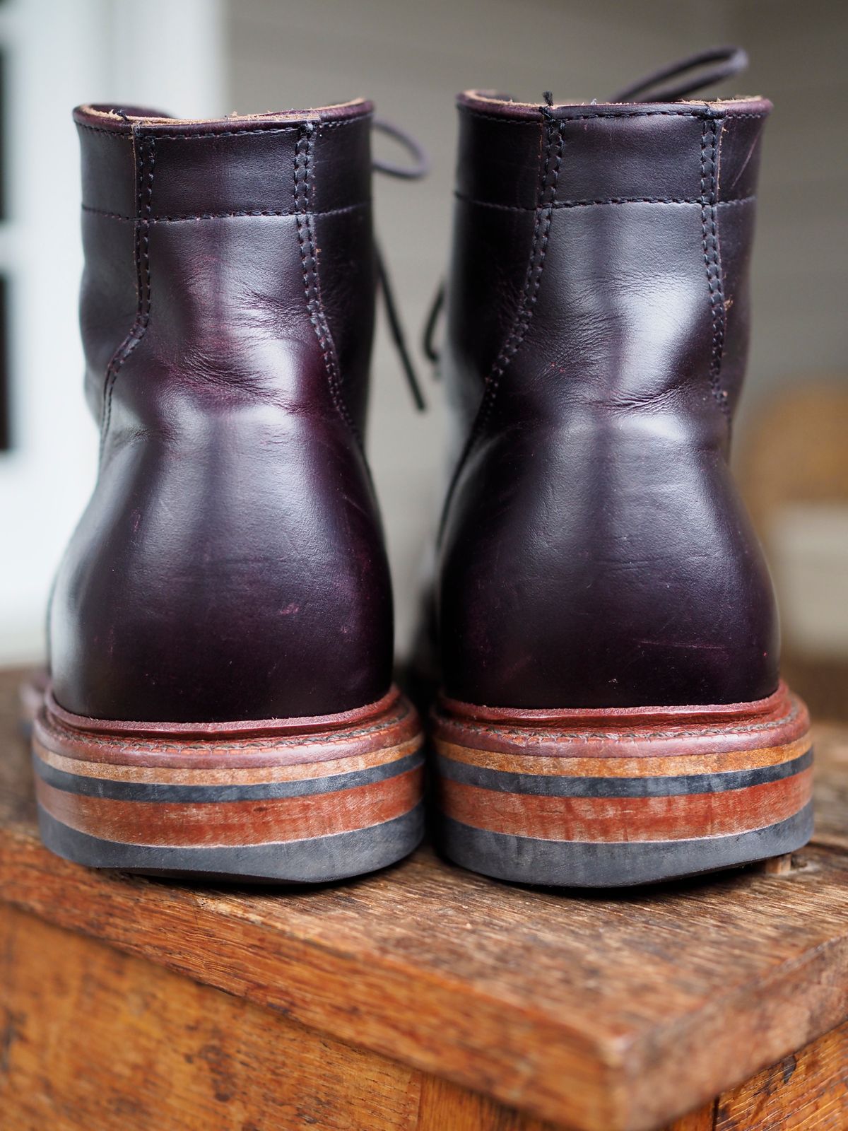 Photo by pmarlinm on February 5, 2023 of the Parkhurst The Richmond in Seidel Dark Burgundy Double Shot.