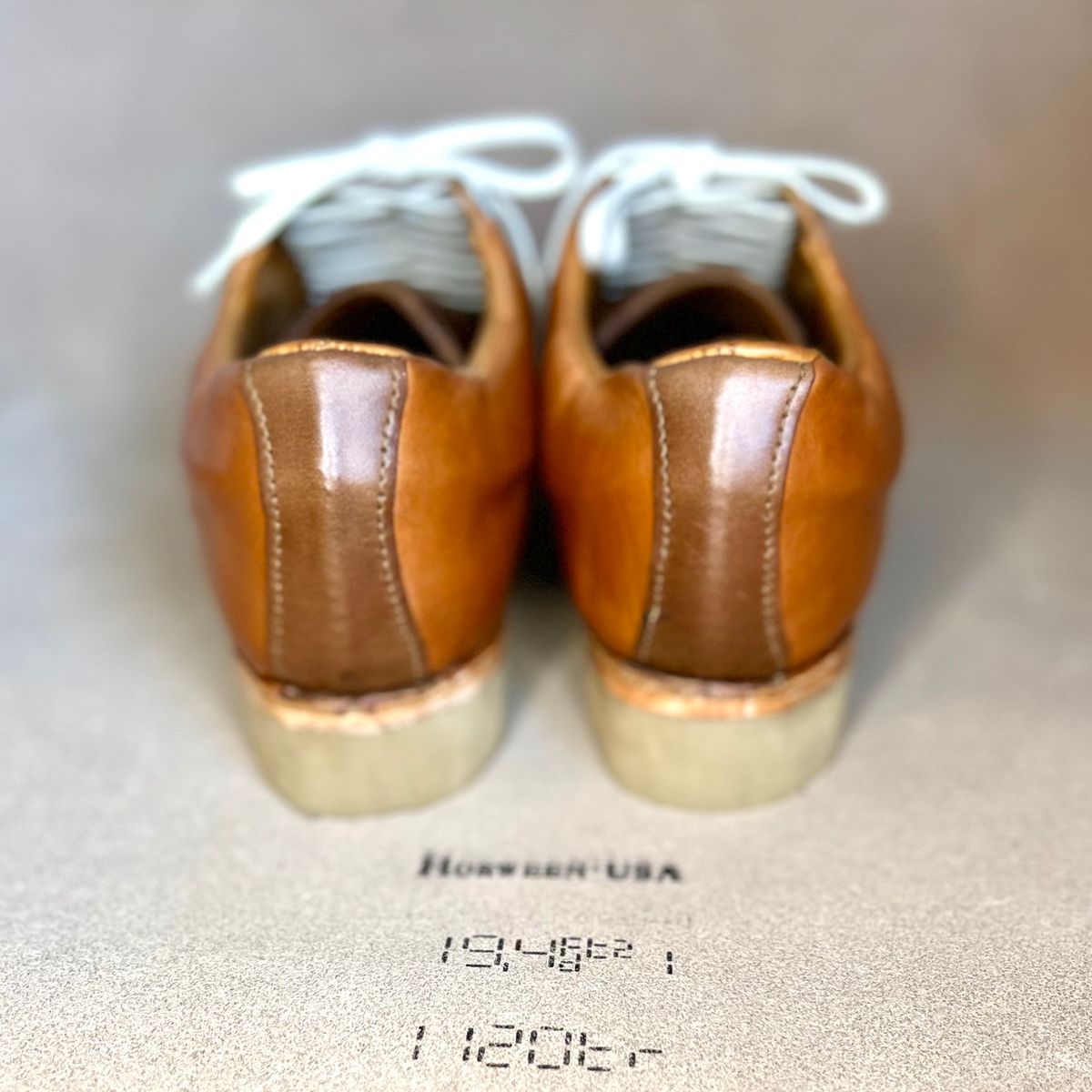 Photo by jprleather on November 5, 2025 of the Self-Made Munson Shoe in Horween Natural Derby.