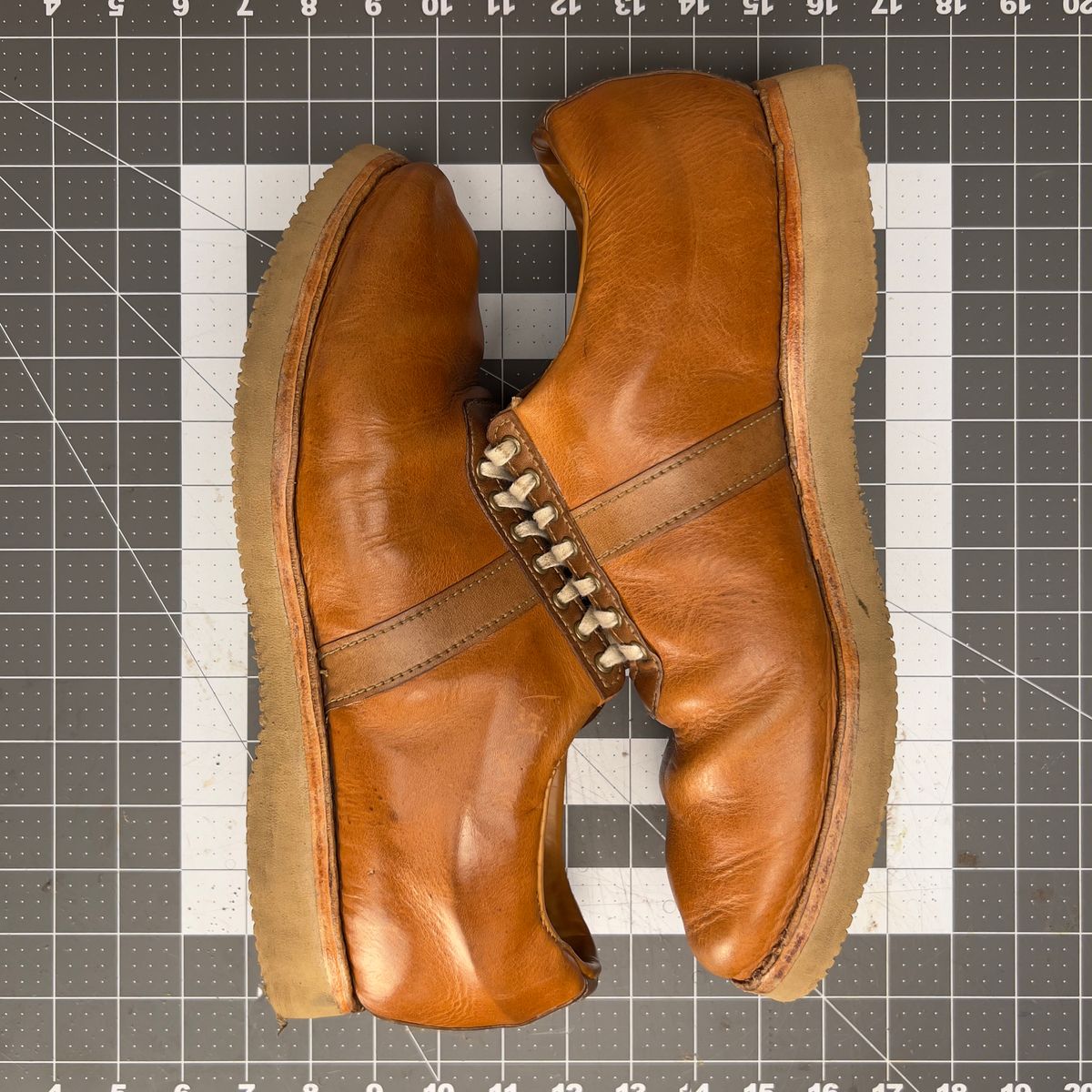 Photo by jprleather on December 3, 2025 of the Self-Made Munson Shoe in Horween Natural Derby.