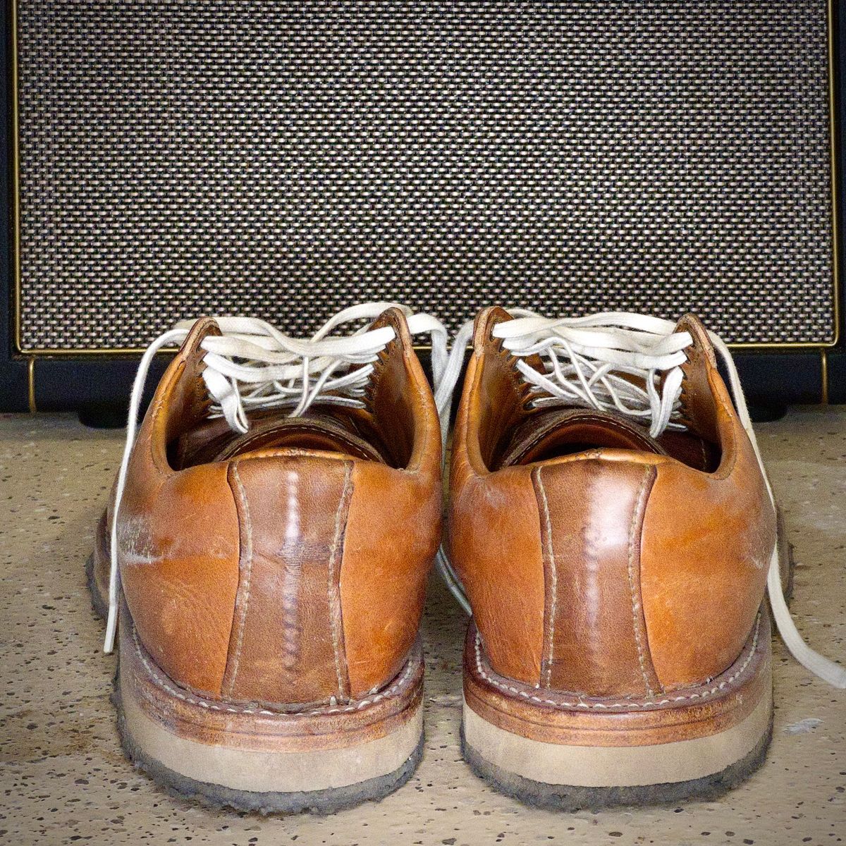 Photo by jprleather on February 7, 2026 of the Self-Made Munson Shoe in Horween Natural Derby.