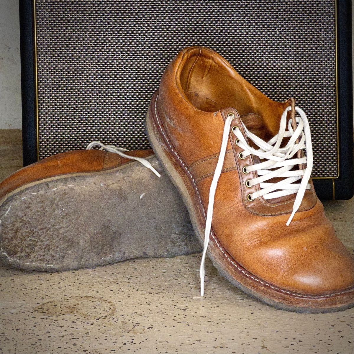 Photo by jprleather on February 7, 2026 of the Self-Made Munson Shoe in Horween Natural Derby.