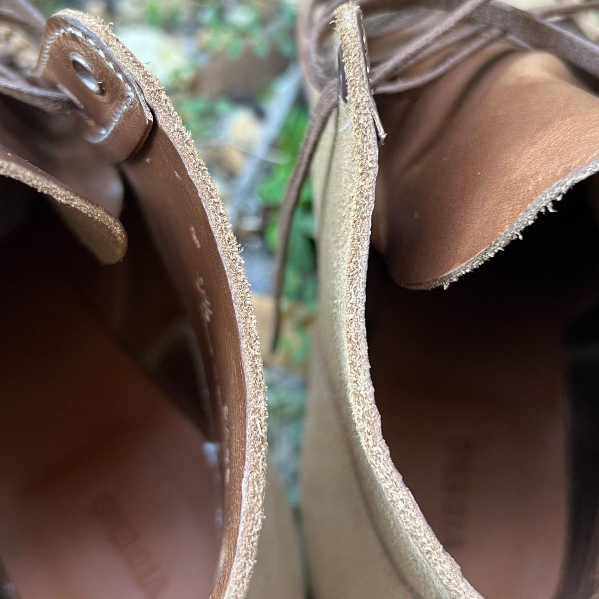 Photo by Bluesbrosg4ev on May 11, 2025 of the Viberg Boondocker in Horween Marine Field Roughout.