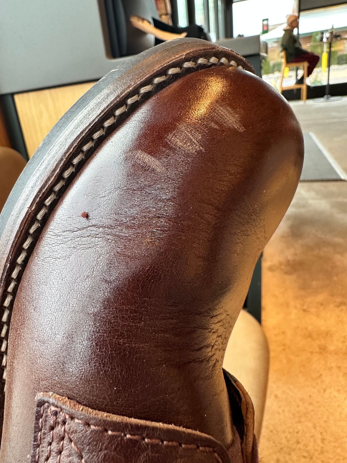 Photo by Stuville77 on November 11, 2023 of the John Lofgren Ludlow Boots in Shinki Timber Oiled Horsebutt.
