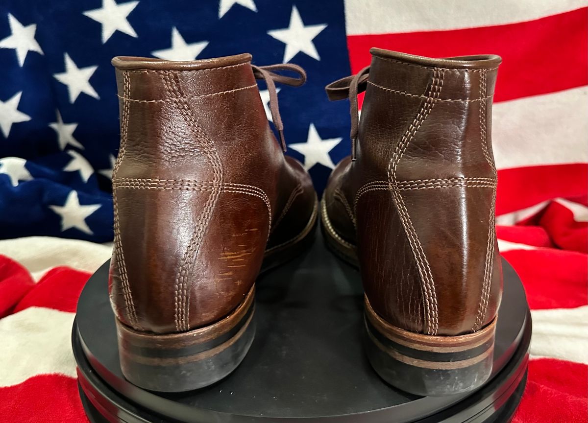 Photo by Stuville77 on February 5, 2024 of the John Lofgren Ludlow Boots in Shinki Timber Oiled Horsebutt.