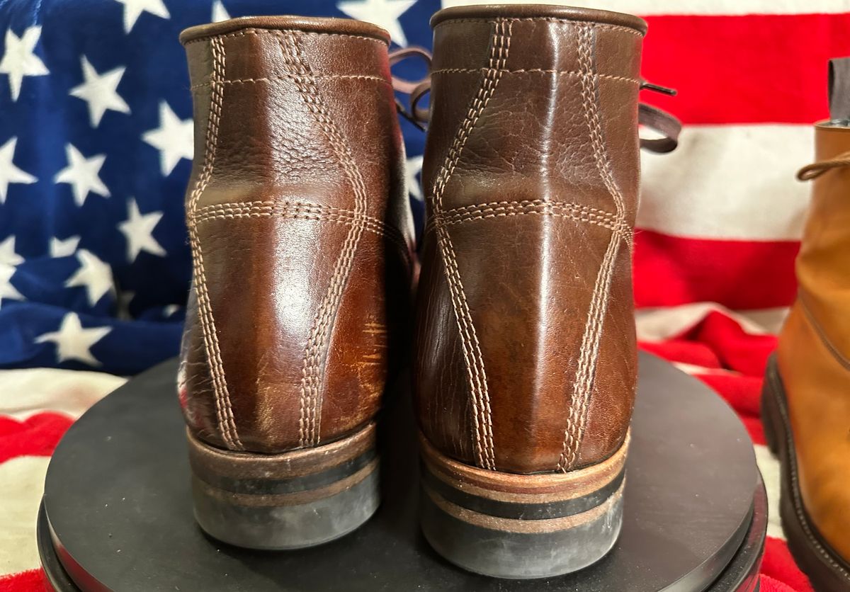 Photo by Stuville77 on March 6, 2024 of the John Lofgren Ludlow Boots in Shinki Timber Oiled Horsebutt.