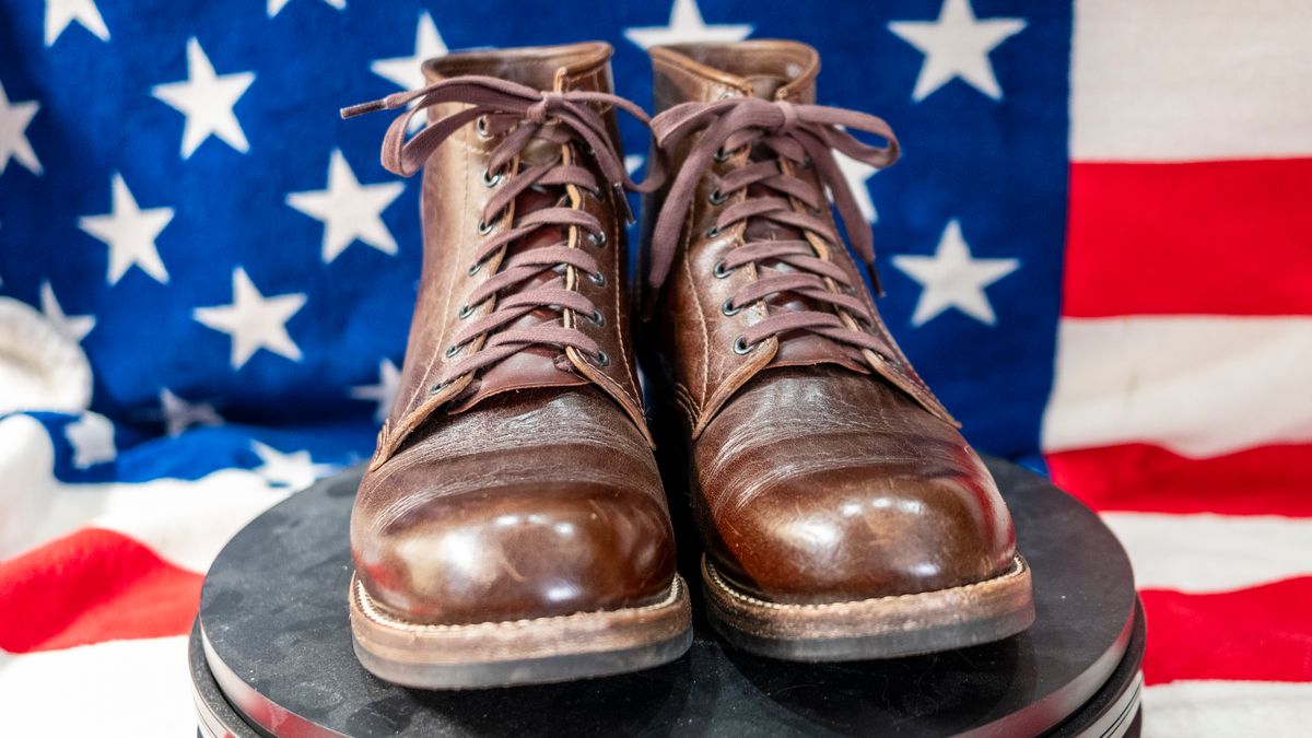 Photo by Stuville77 on April 6, 2024 of the John Lofgren Ludlow Boots in Shinki Timber Oiled Horsebutt.