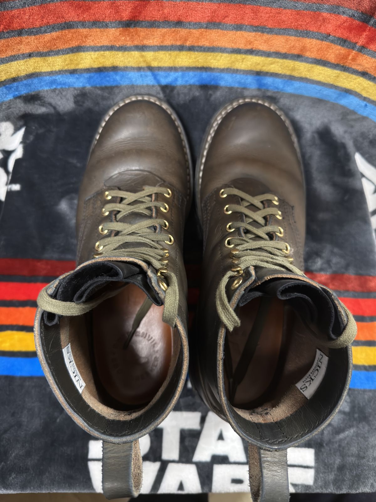 Photo by Stuville77 on February 6, 2026 of the Nicks Urban Drifter in Wickett & Craig Slate Double Stuffed.