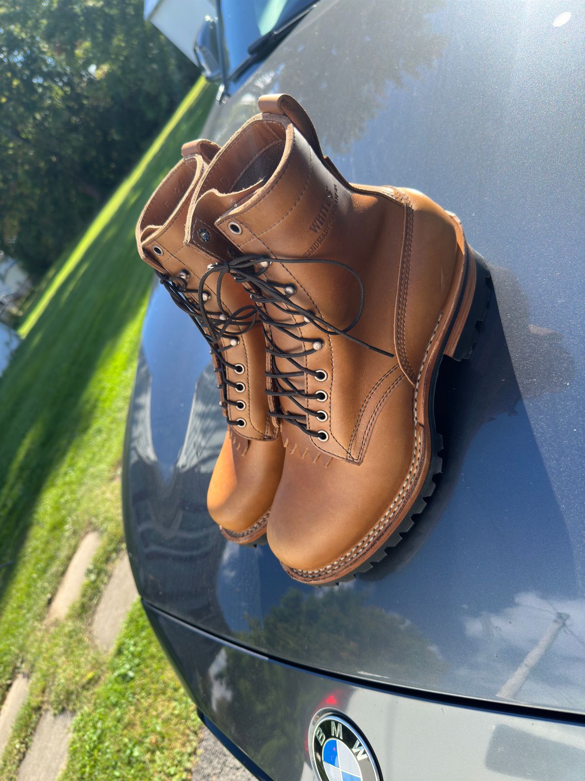 Photo by Stuville77 on October 1, 2024 of the White's C355 Logger in Seidel Natural Double Shot.