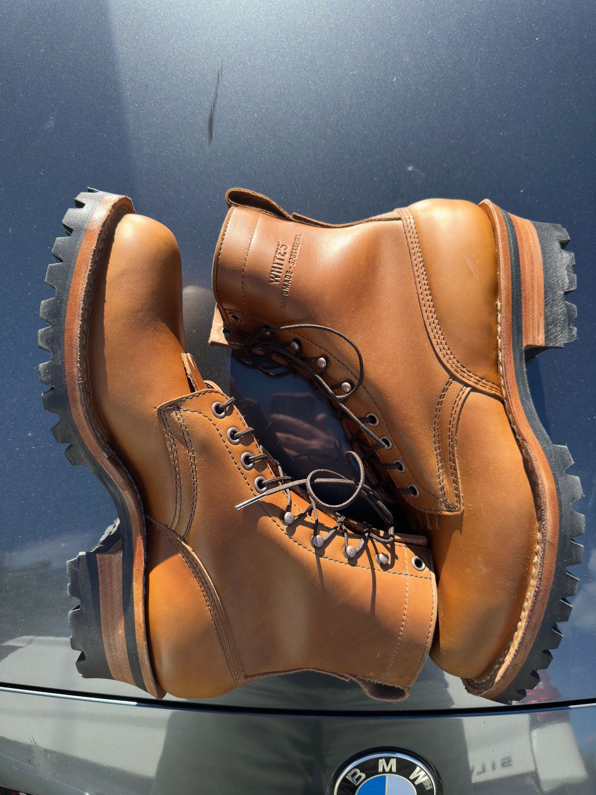 Photo by Stuville77 on October 1, 2024 of the White's C355 Logger in Seidel Natural Double Shot.