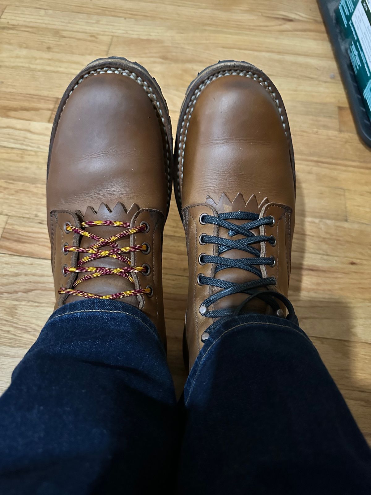 Photo by Stuville77 on October 23, 2024 of the White's C355 Logger in Seidel Natural Double Shot.