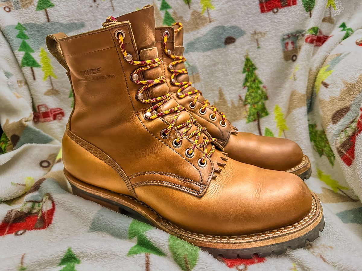 Photo by Stuville77 on November 1, 2024 of the White's C355 Logger in Seidel Natural Double Shot.