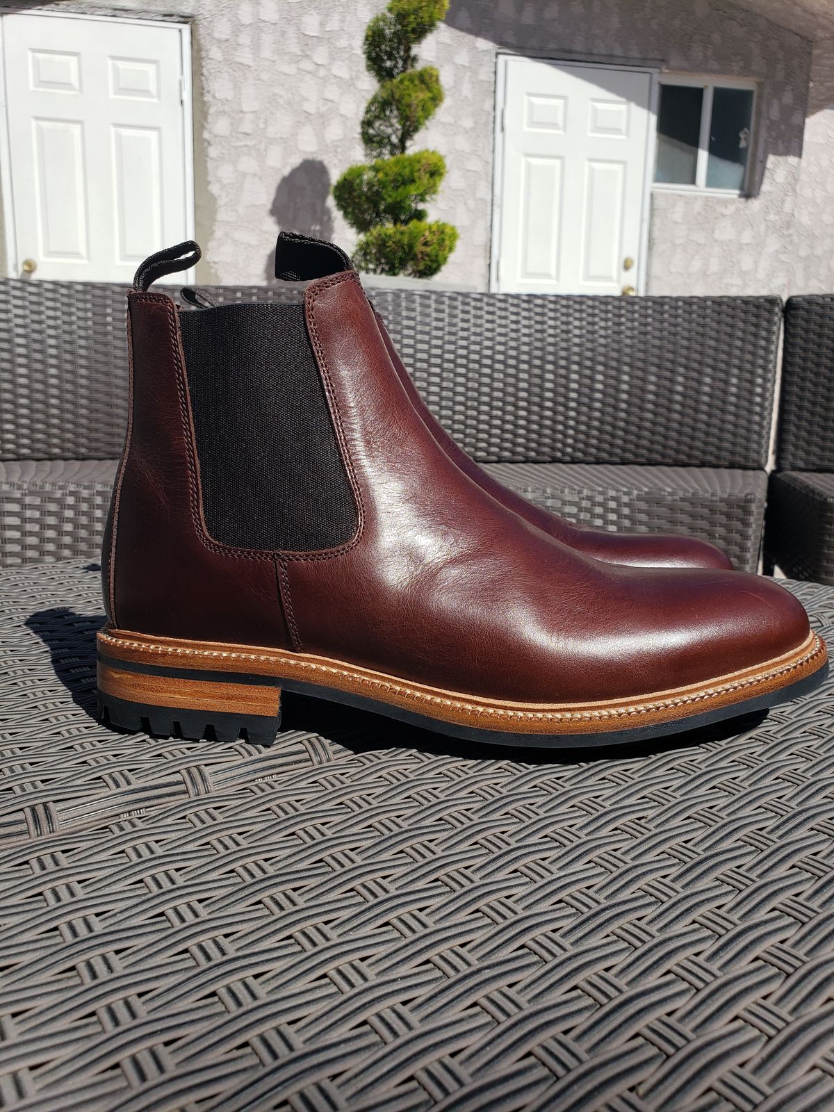 Photo by shaggermeister on October 1, 2022 of the Parkhurst The Elmwood in Mahogany Full Grain.