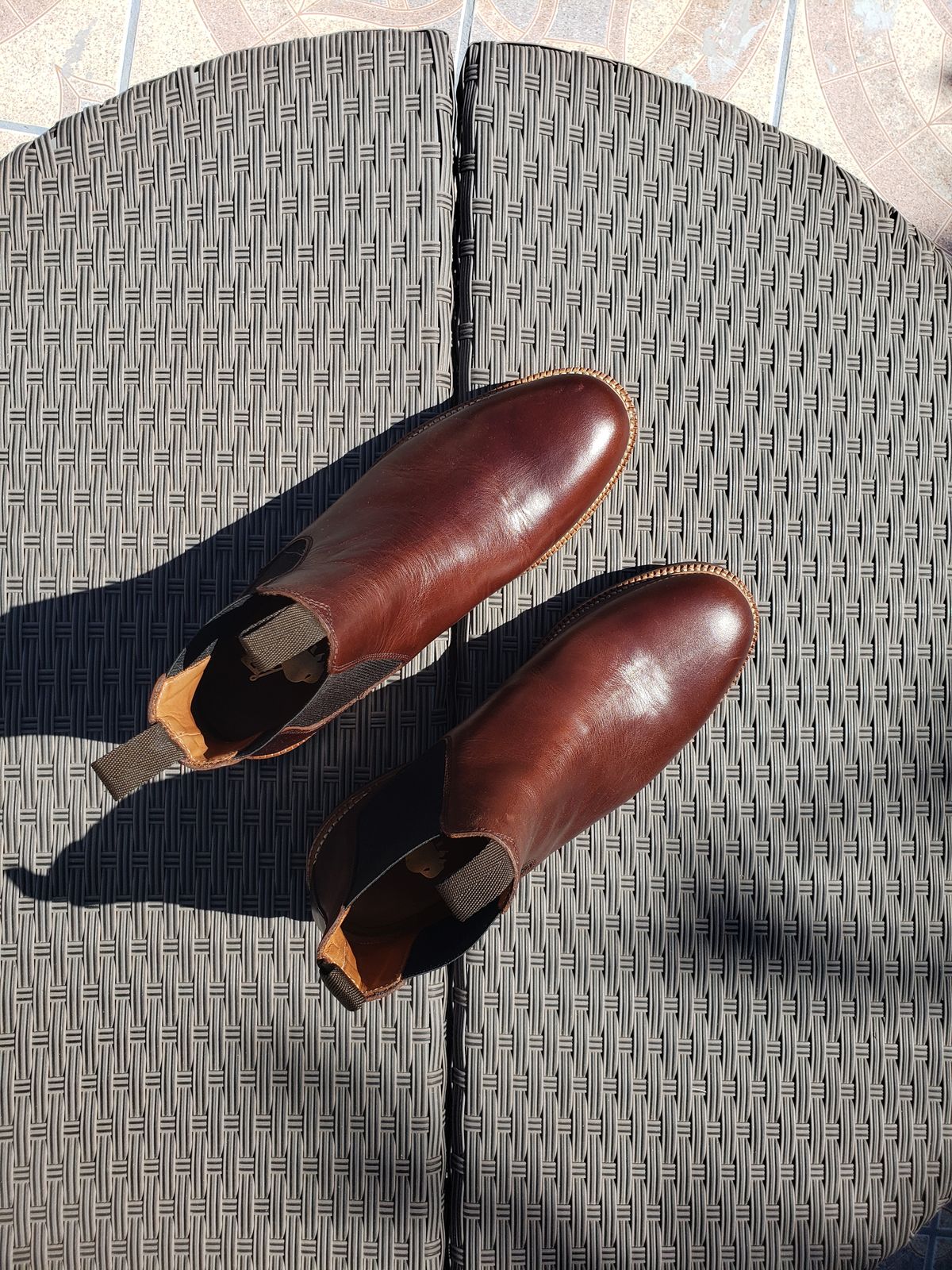 Photo by shaggermeister on October 1, 2022 of the Parkhurst The Elmwood in Mahogany Full Grain.