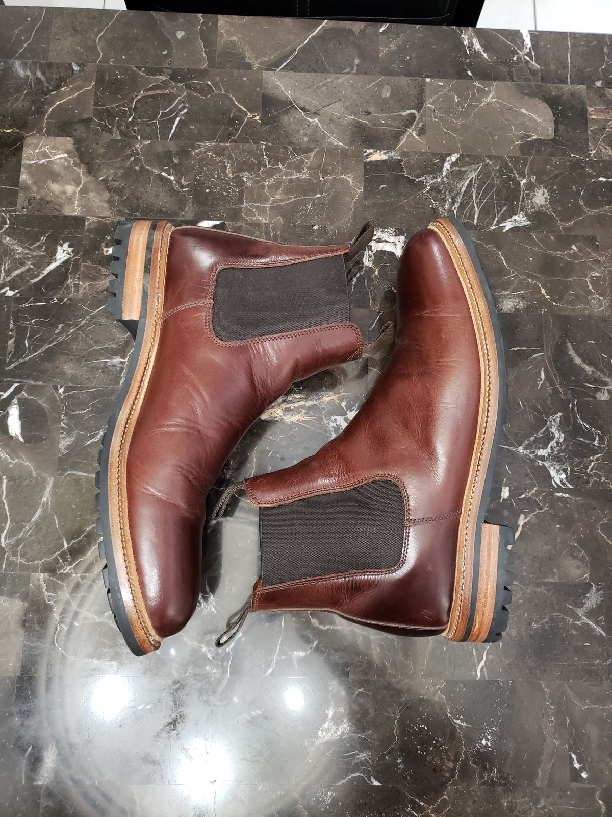 Photo by shaggermeister on November 5, 2022 of the Parkhurst The Elmwood in Mahogany Full Grain.