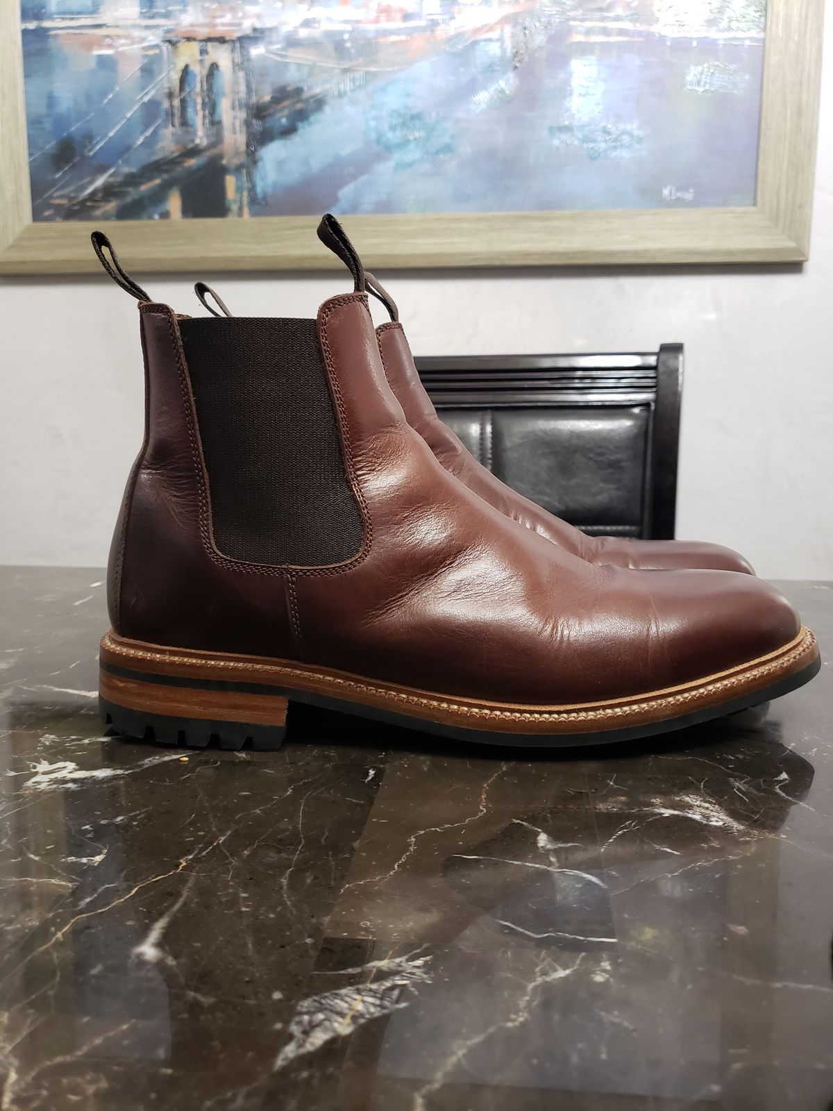 Photo by shaggermeister on November 5, 2022 of the Parkhurst The Elmwood in Mahogany Full Grain.