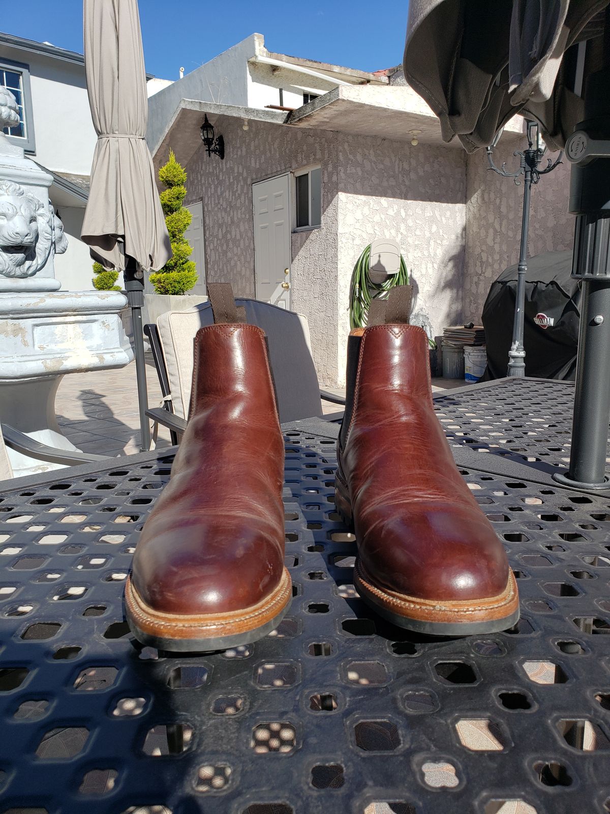 Photo by shaggermeister on December 5, 2022 of the Parkhurst The Elmwood in Mahogany Full Grain.