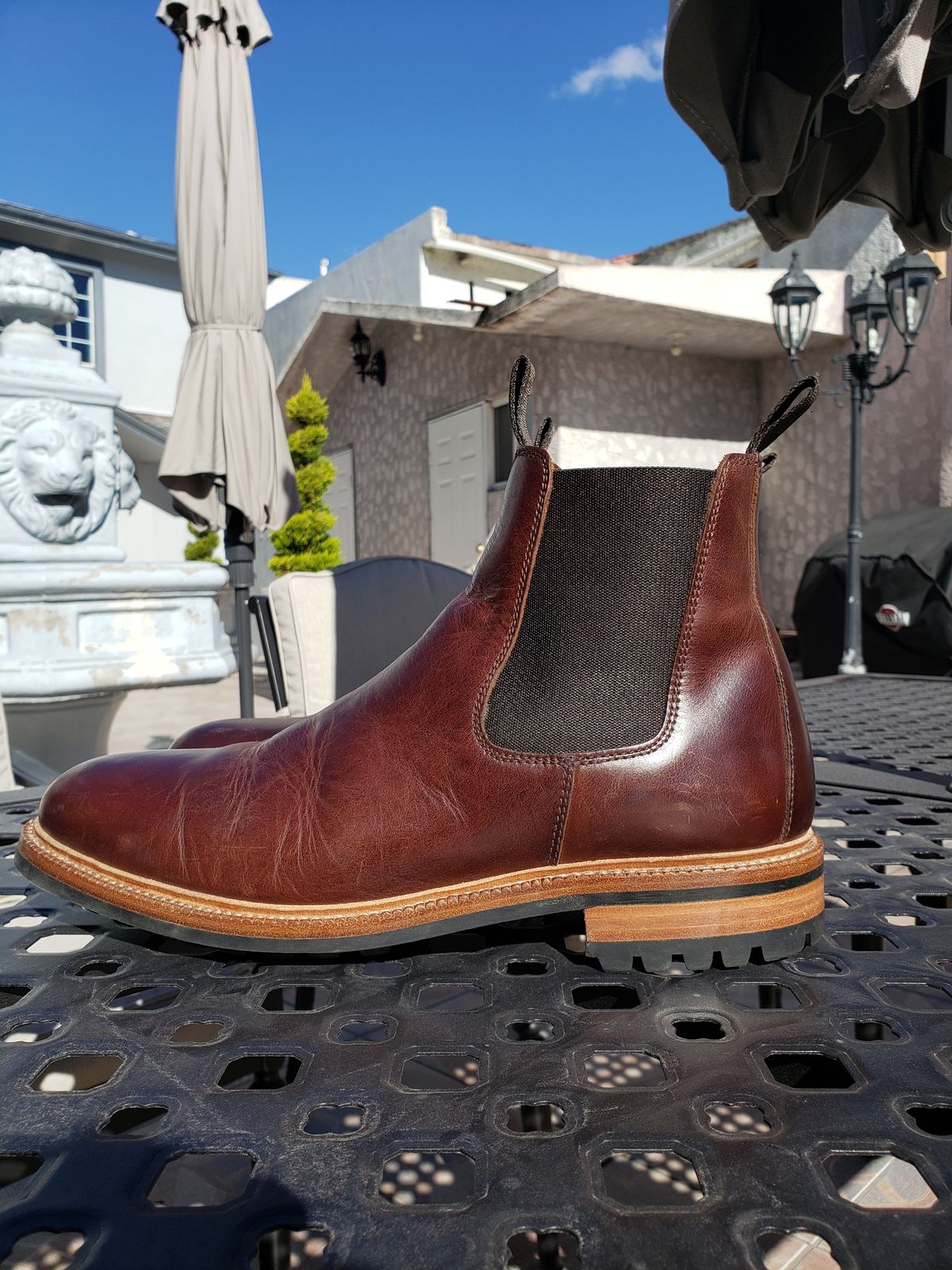 Photo by shaggermeister on December 5, 2022 of the Parkhurst The Elmwood in Mahogany Full Grain.
