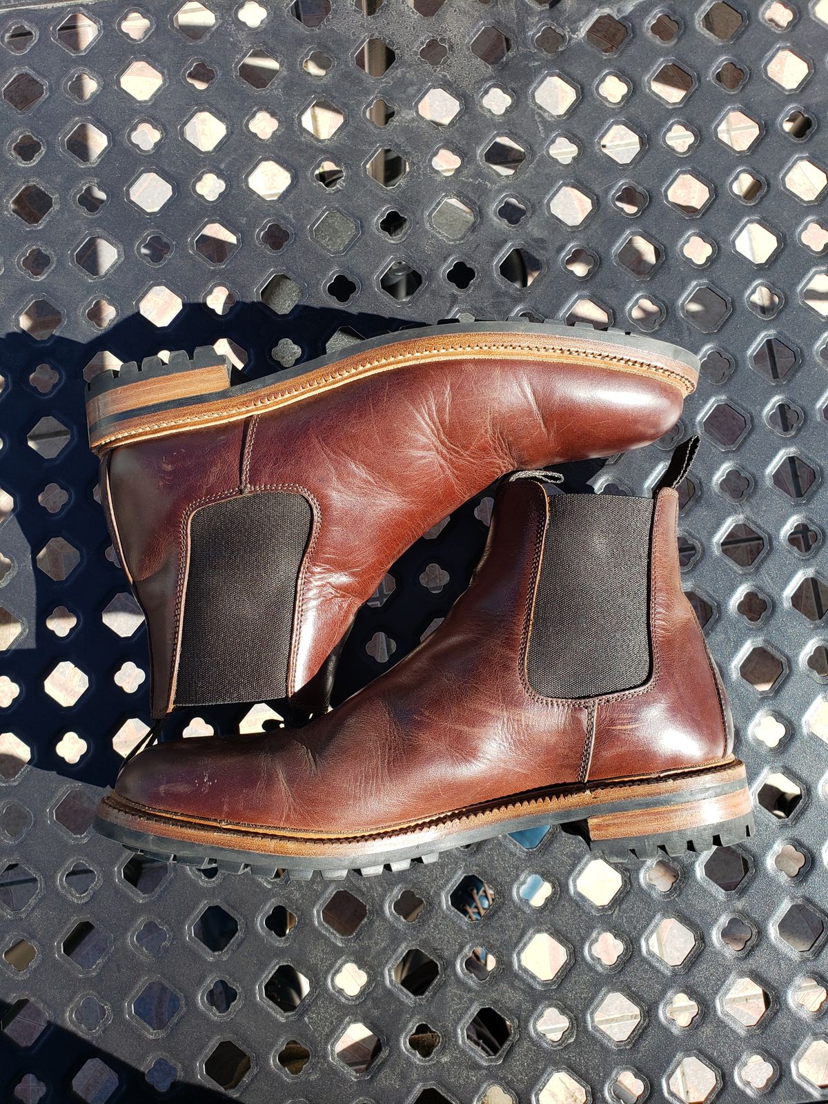 Photo by shaggermeister on December 5, 2022 of the Parkhurst The Elmwood in Mahogany Full Grain.
