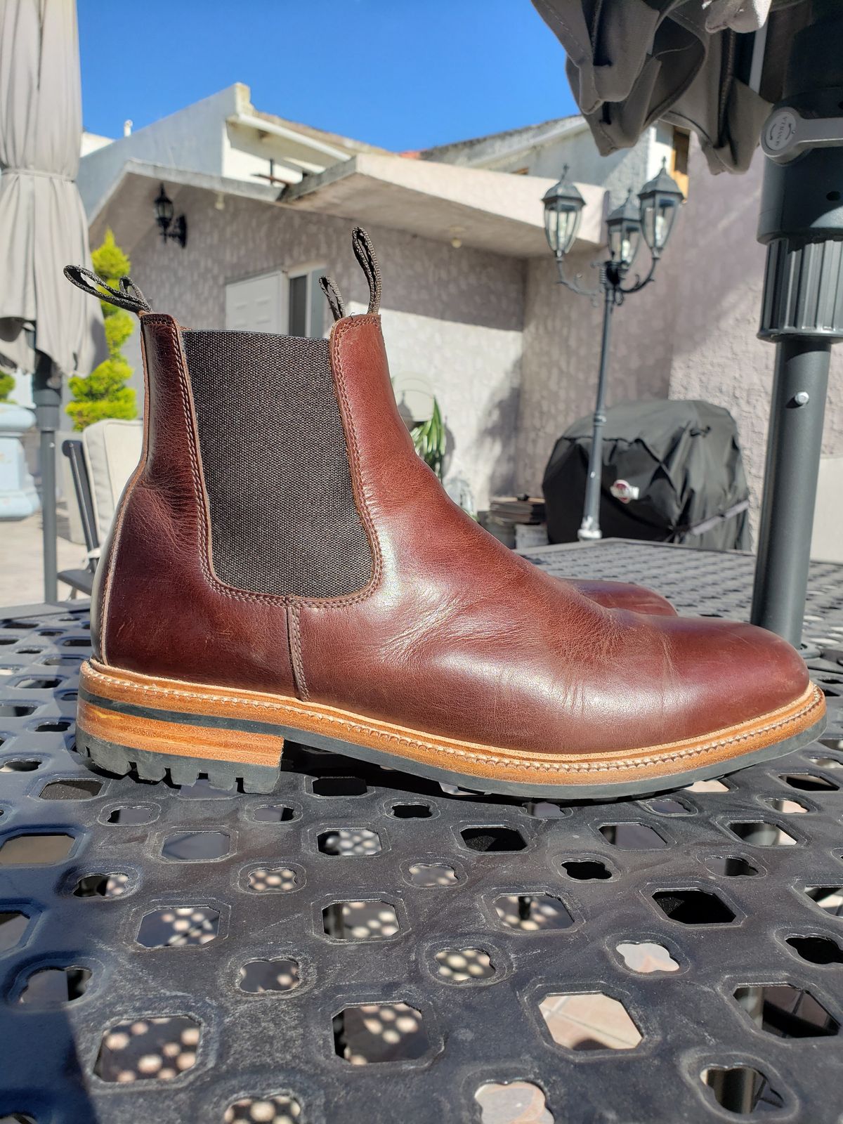 Photo by shaggermeister on December 5, 2022 of the Parkhurst The Elmwood in Mahogany Full Grain.