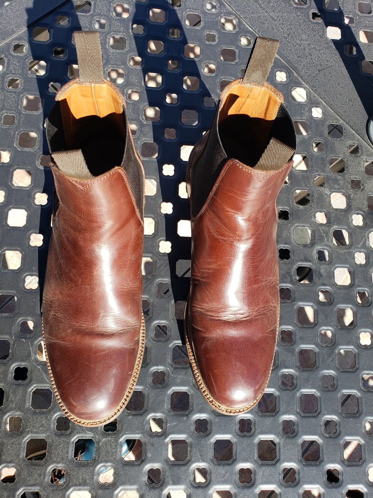 Photo by shaggermeister on December 5, 2022 of the Parkhurst The Elmwood in Mahogany Full Grain.