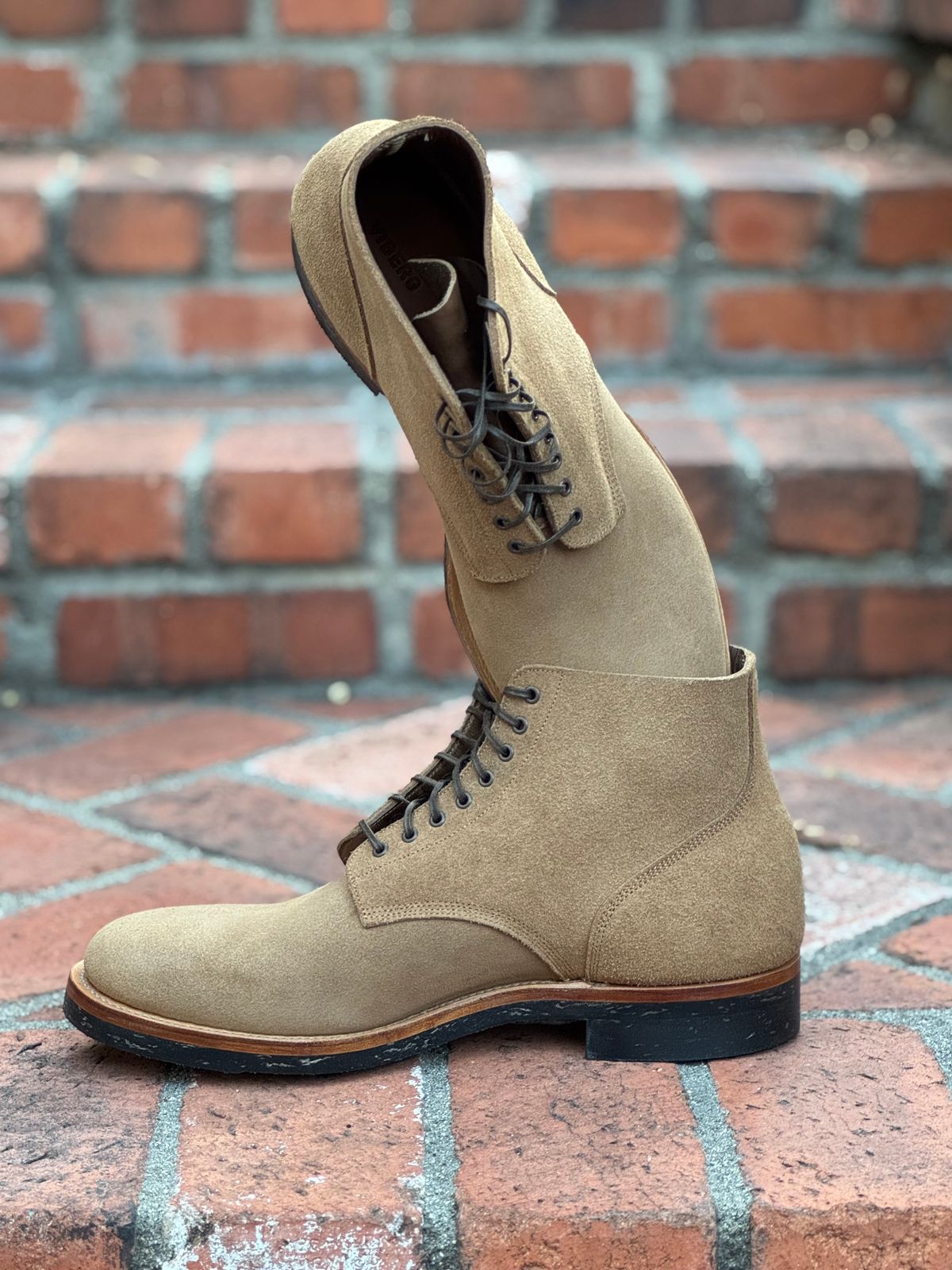 Photo by SierraLizard on October 1, 2025 of the Viberg N1 Boot-Marine Field Shoe in Horween Marine Field Roughout.