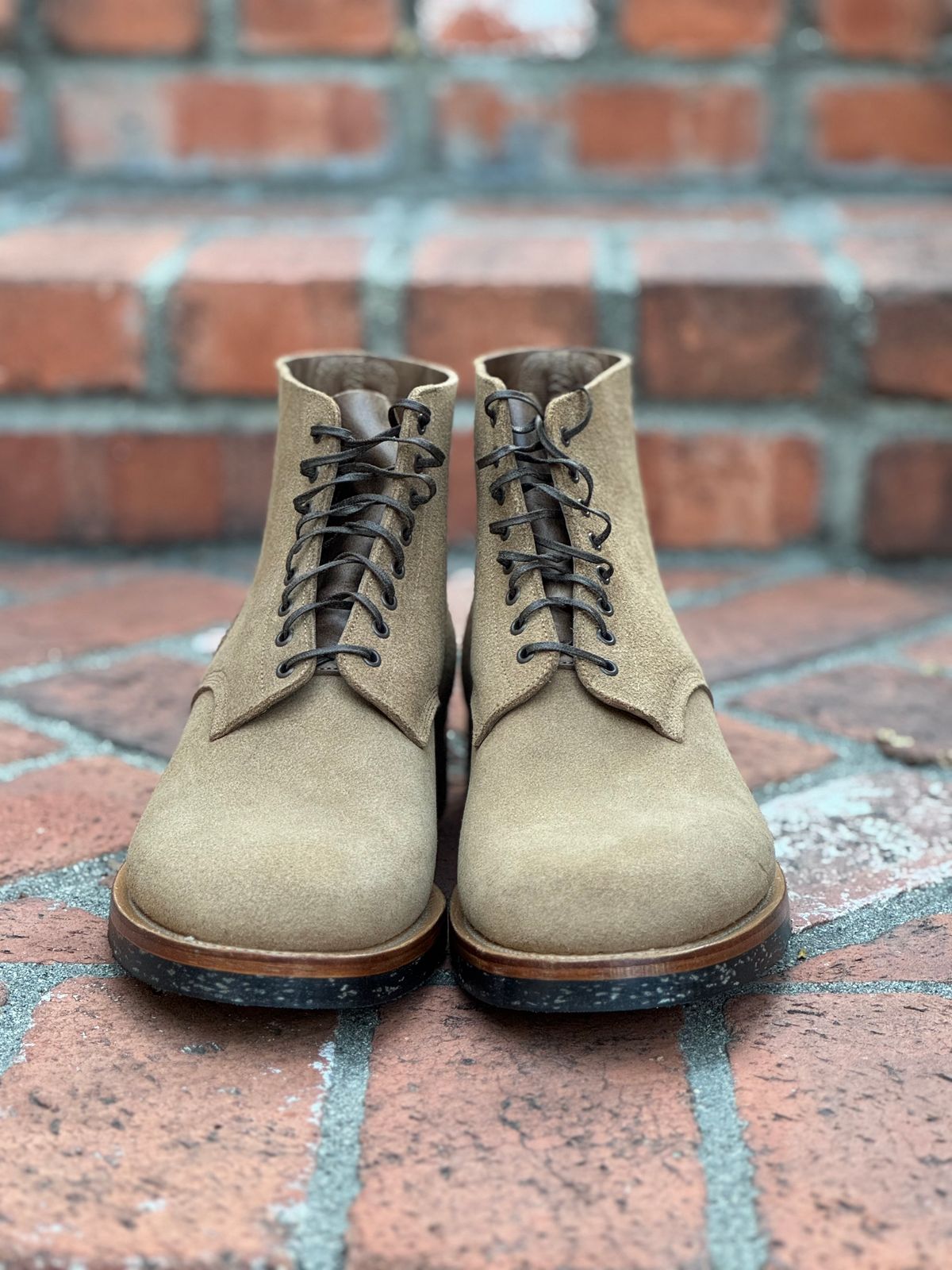 Photo by SierraLizard on October 1, 2025 of the Viberg N1 Boot-Marine Field Shoe in Horween Marine Field Roughout.