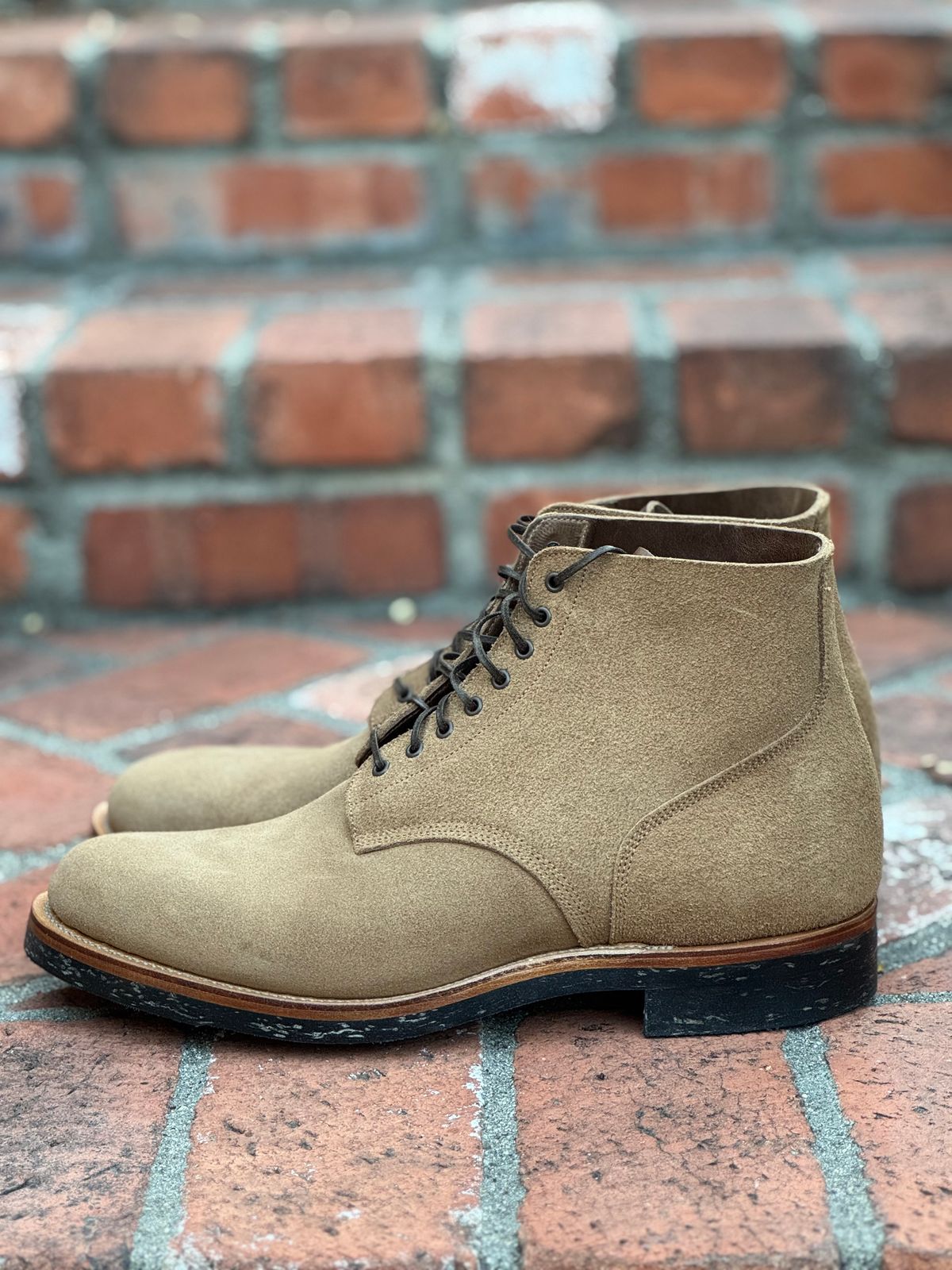 Photo by SierraLizard on October 1, 2025 of the Viberg N1 Boot-Marine Field Shoe in Horween Marine Field Roughout.