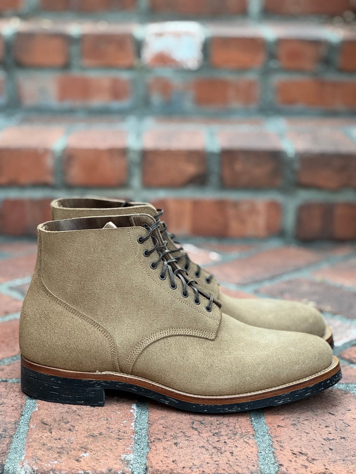 Photo by SierraLizard on October 1, 2025 of the Viberg N1 Boot-Marine Field Shoe in Horween Marine Field Roughout.
