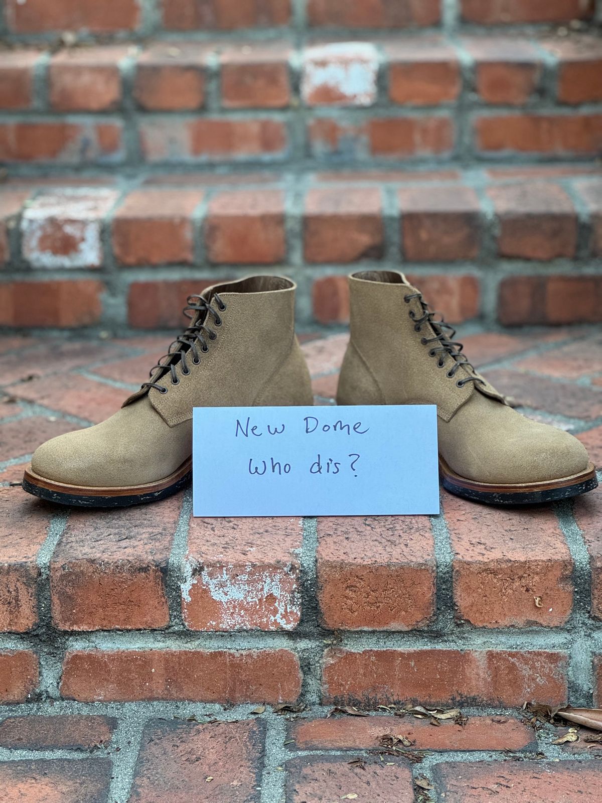 Photo by SierraLizard on October 1, 2025 of the Viberg N1 Boot-Marine Field Shoe in Horween Marine Field Roughout.