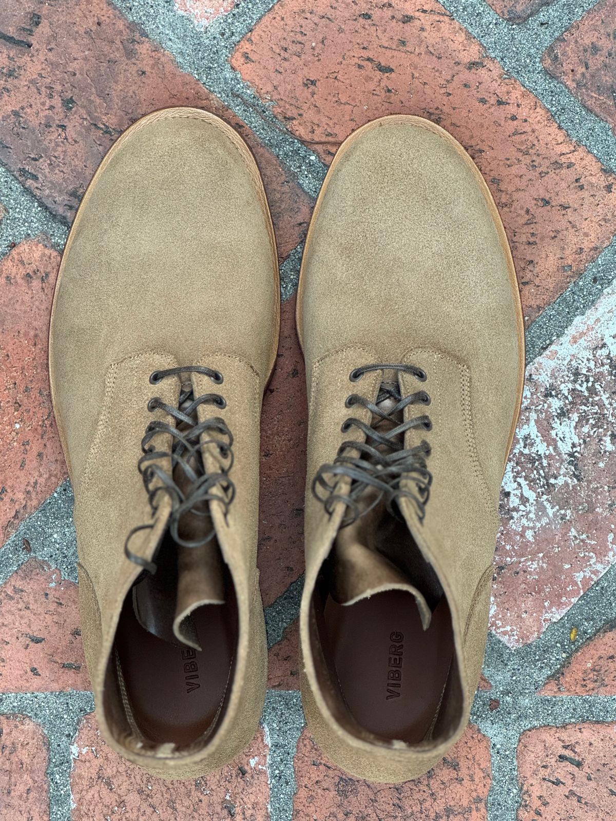 Photo by SierraLizard on October 1, 2025 of the Viberg N1 Boot-Marine Field Shoe in Horween Marine Field Roughout.