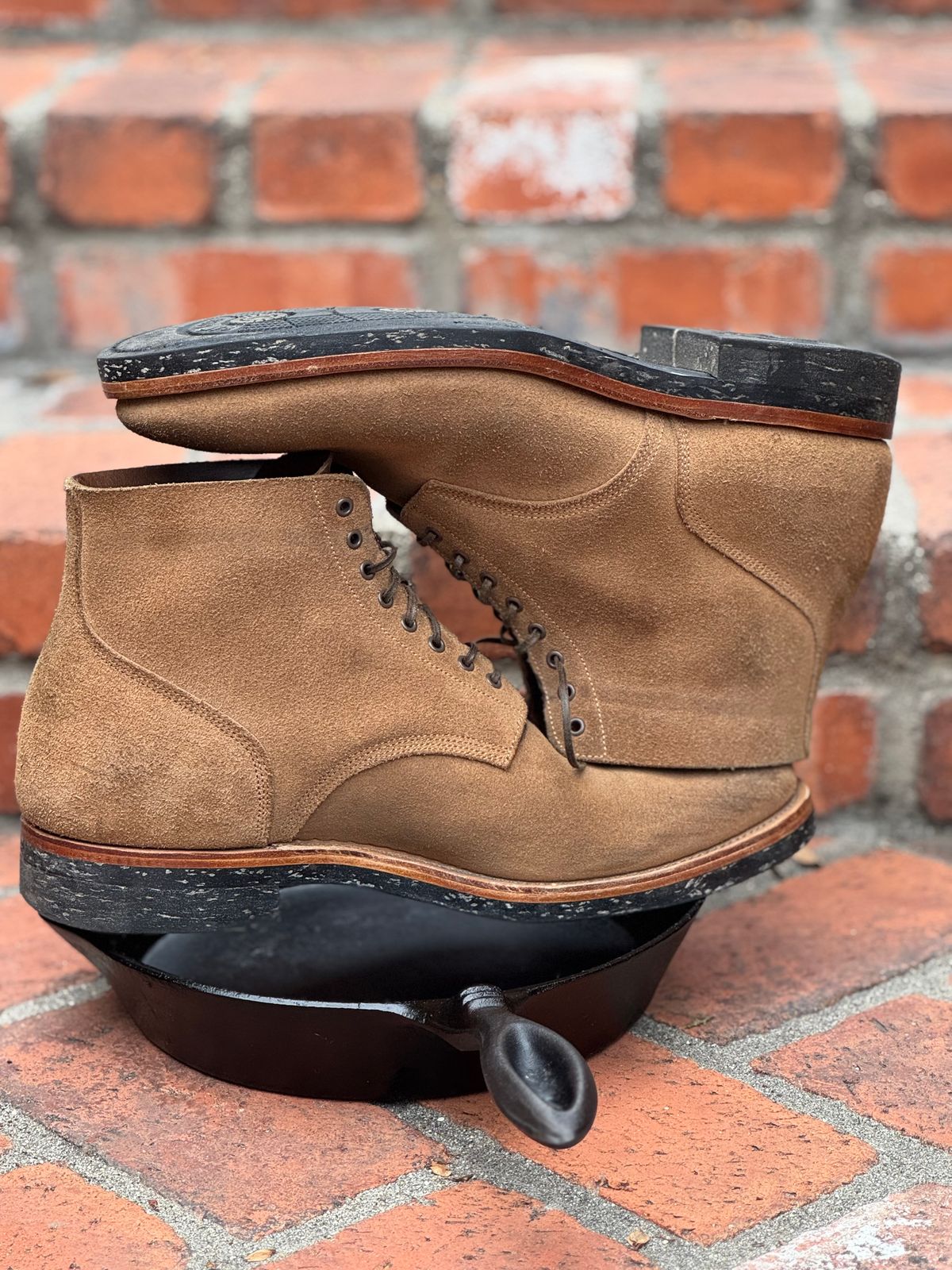 Photo by SierraLizard on November 1, 2025 of the Viberg N1 Boot-Marine Field Shoe in Horween Marine Field Roughout.