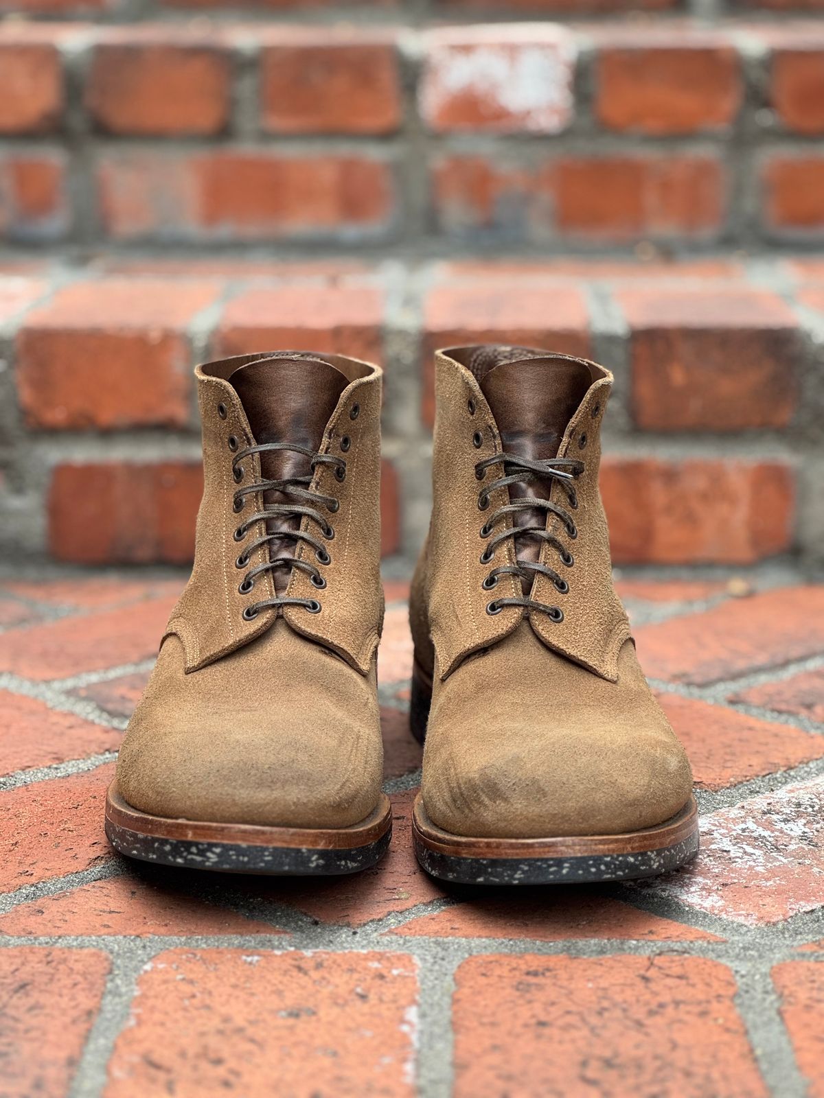 Photo by SierraLizard on November 1, 2025 of the Viberg N1 Boot-Marine Field Shoe in Horween Marine Field Roughout.